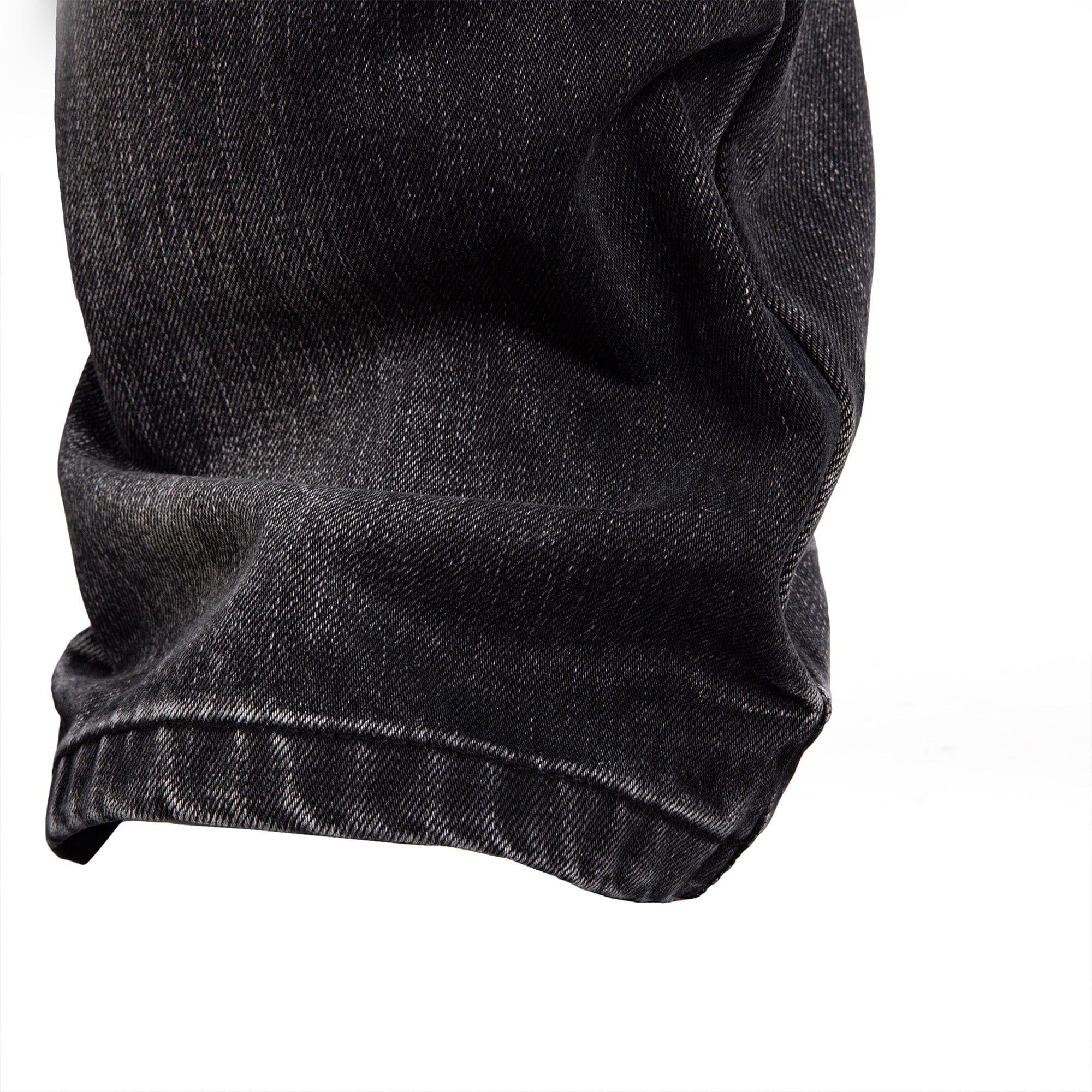 CATSSTAC Whisker Washed Frayed Straight-Leg Jeans, premium urban and streetwear designers apparel on PROJECTISR.com, CATSSTAC