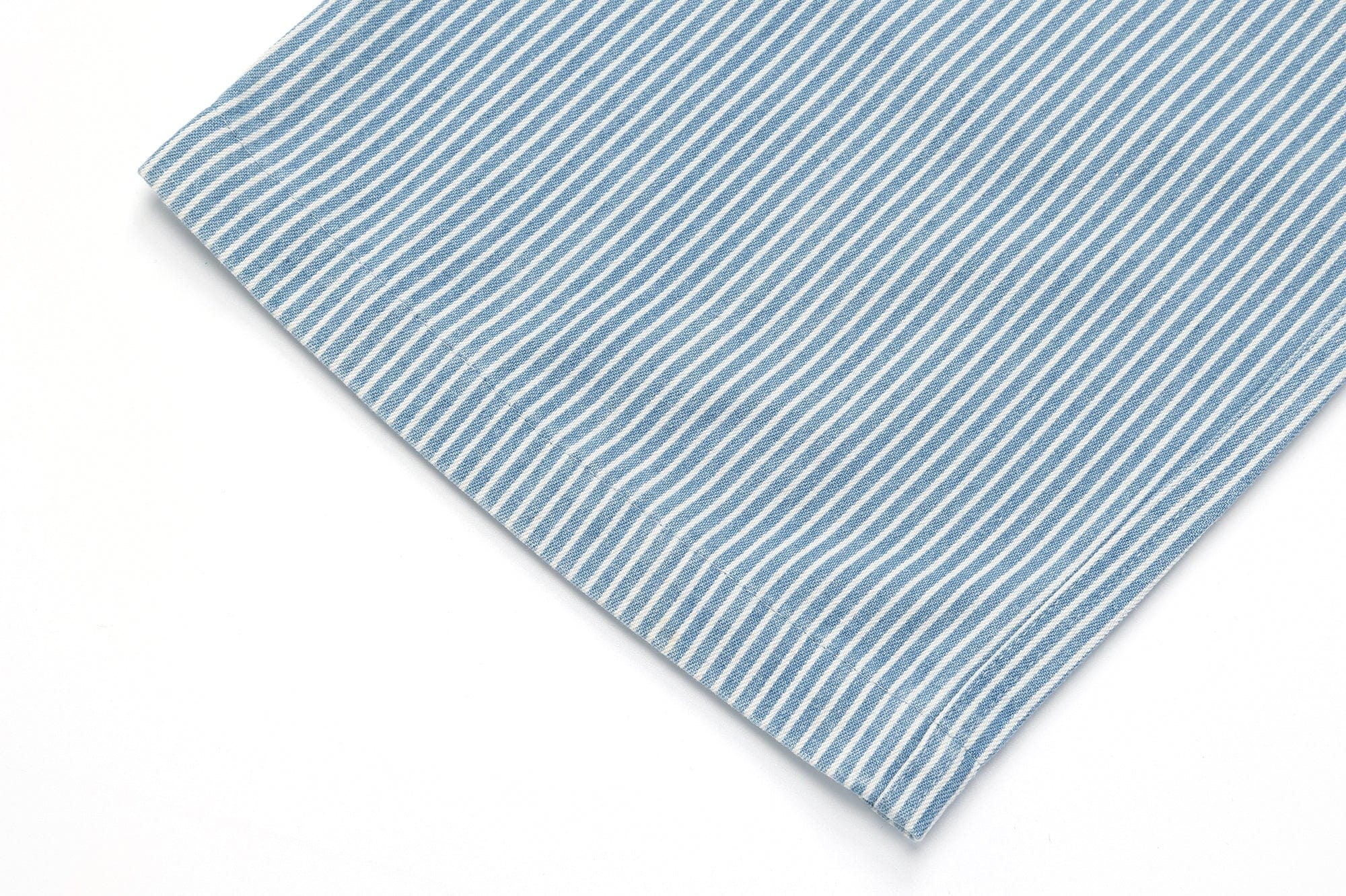 OVDY Striped Turquoise Rivet Straight-Leg Pants, premium urban and streetwear designers apparel on PROJECTISR.com, OVDY
