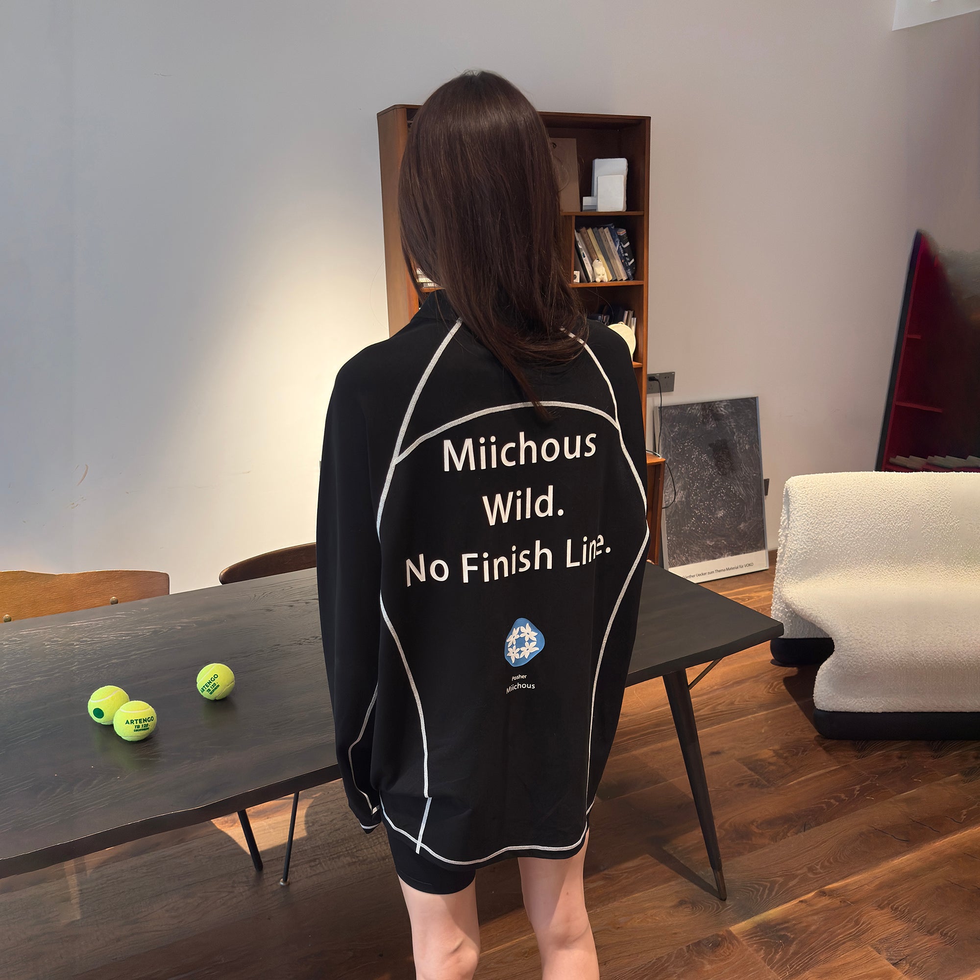 MIICHOUS Contrast Stitching Long-Sleeve Tee, premium urban and streetwear designers apparel on PROJECTISR.com, MIICHOUS