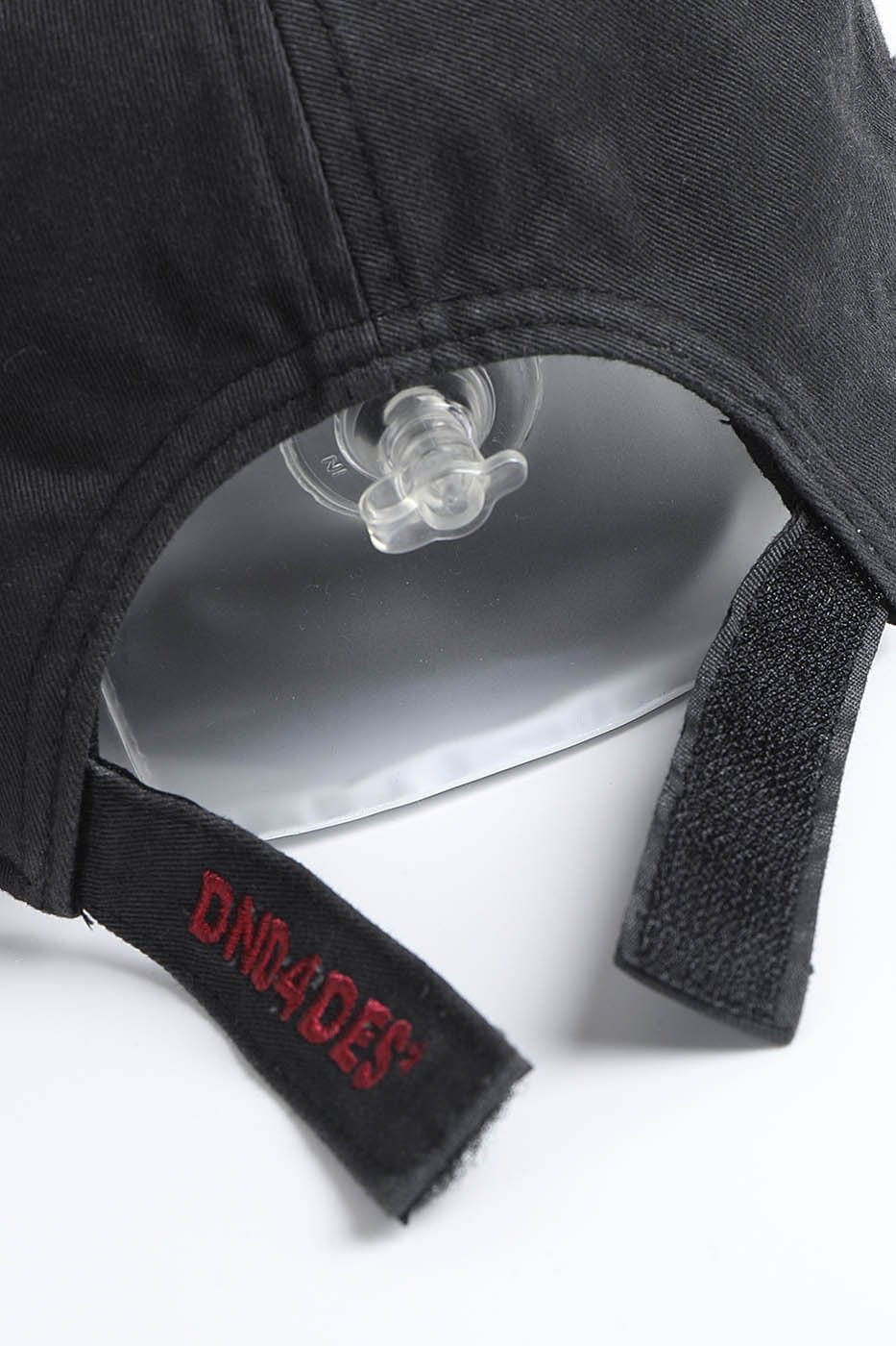 DND4DES Slogan Embroidery Washed Denim Cap, premium urban and streetwear designers apparel on PROJECTISR.com, DND4DES