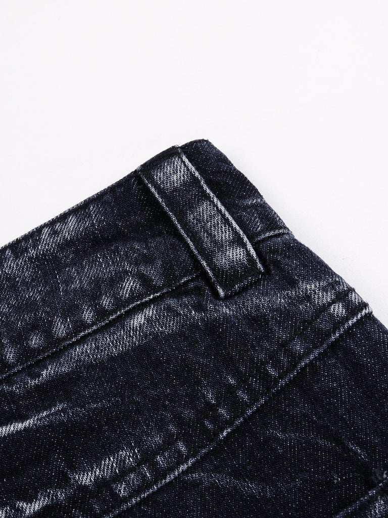 DND4DES Lighting Crease Washed Wide-Leg Jeans, premium urban and streetwear designers apparel on PROJECTISR.com, DND4DES