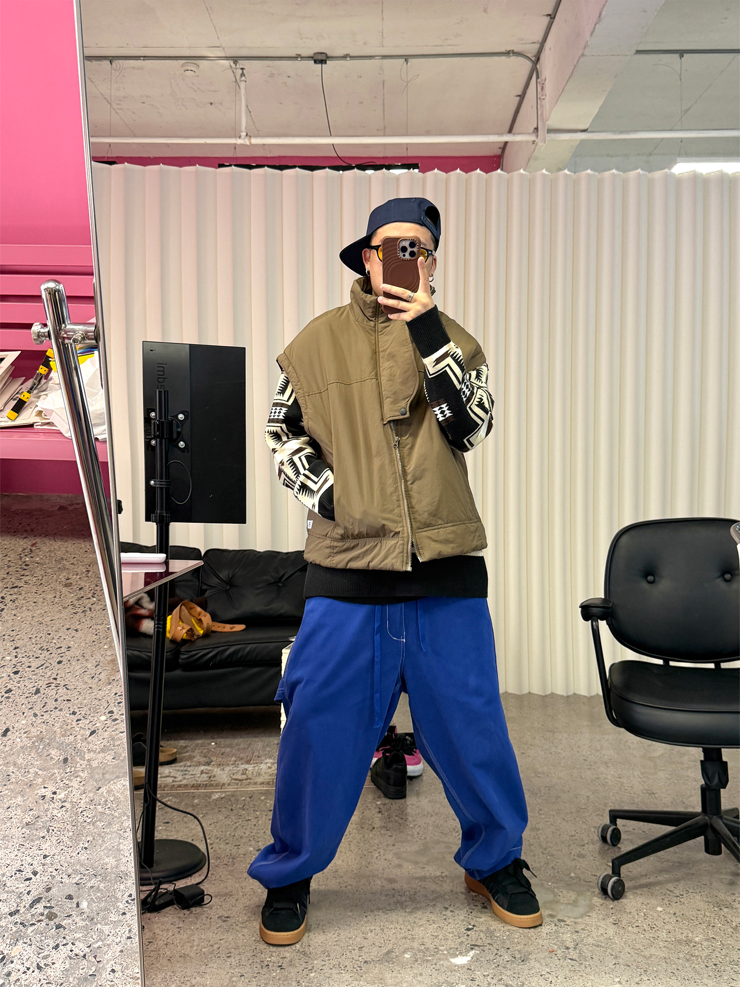 ME DA IGUAL Asym Placket Waterproof Vest