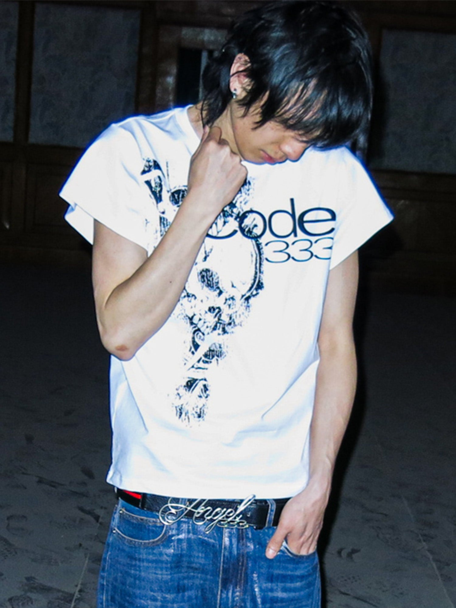 PCCVISION Skull Graphic Logo Tee, premium urban and streetwear designers apparel on PROJECTISR.com, PCCVISION