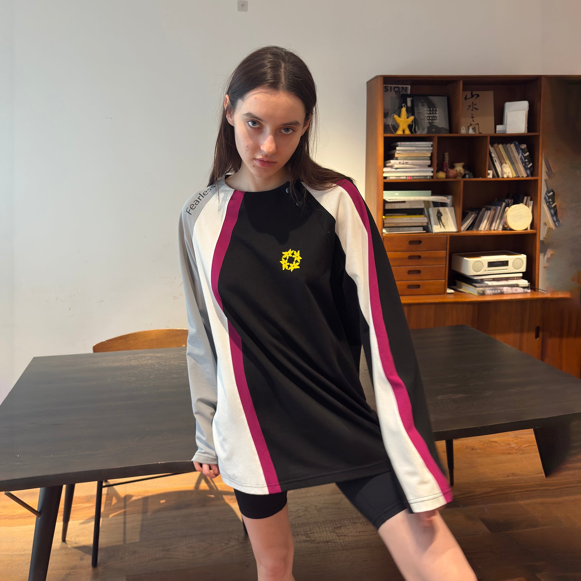 MIICHOUS Asymmetric Colorblocked Quick-Dry Long-Sleeve Tee, premium urban and streetwear designers apparel on PROJECTISR.com, MIICHOUS