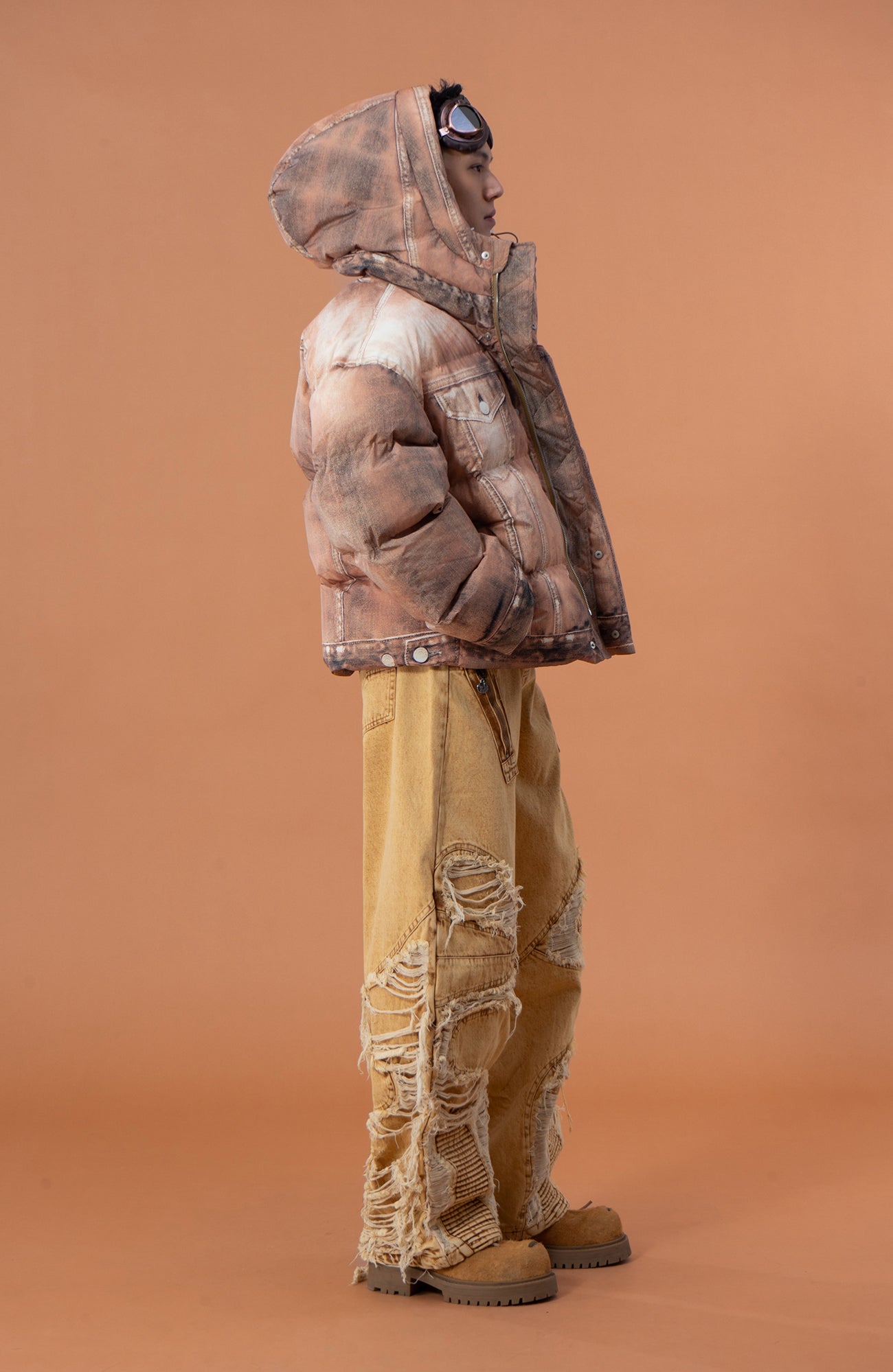 CLP Dirty Fit Utility Hooded Puffer Jacket