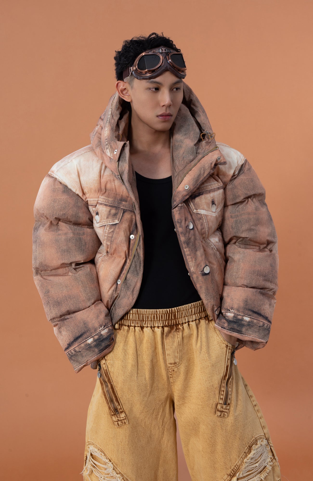 CLP Dirty Fit Utility Hooded Puffer Jacket