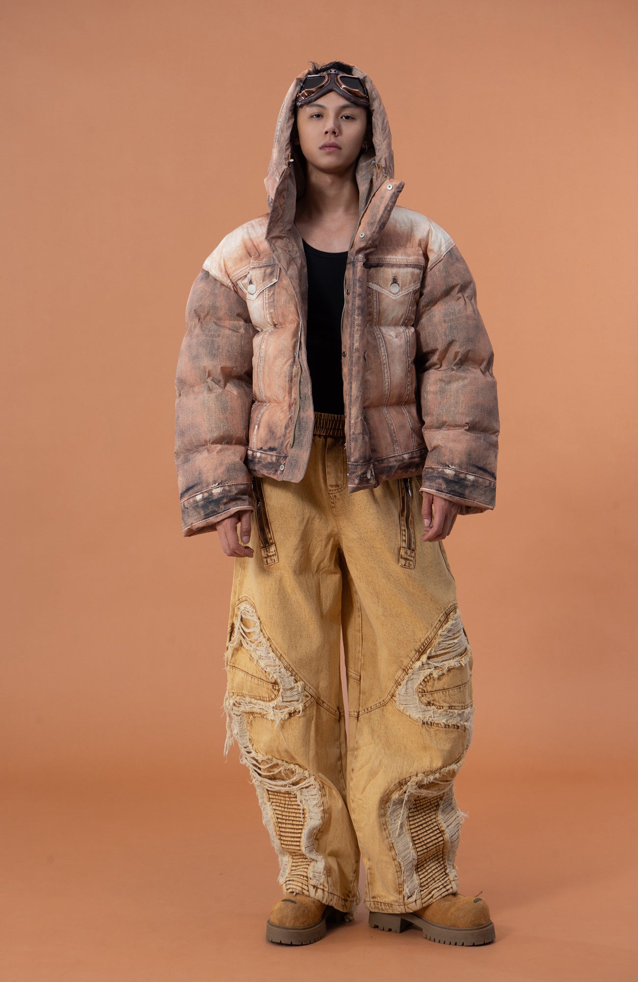 CLP Dirty Fit Utility Hooded Puffer Jacket