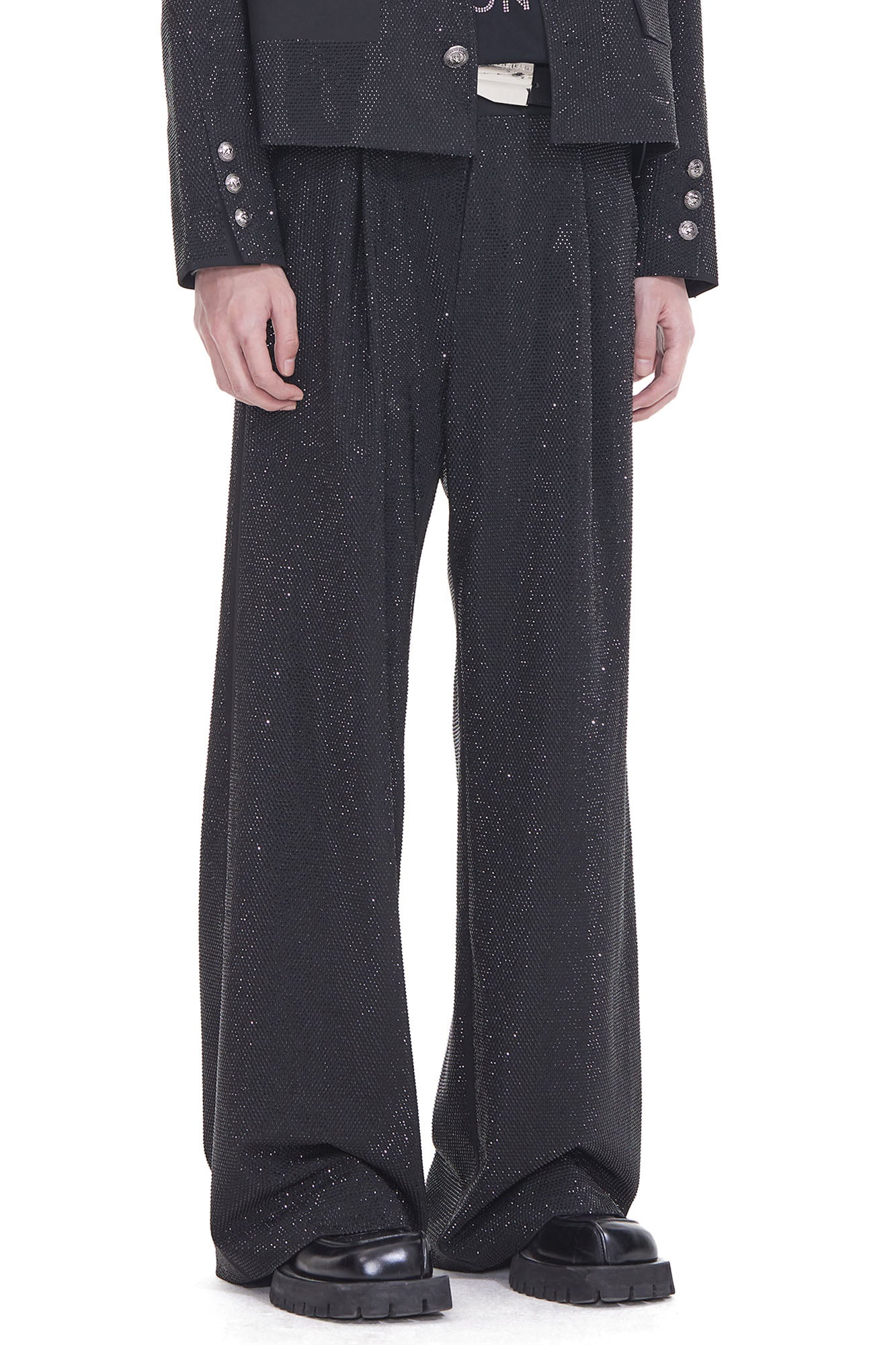 FACEONLAB Diamond Straight-Leg Pants