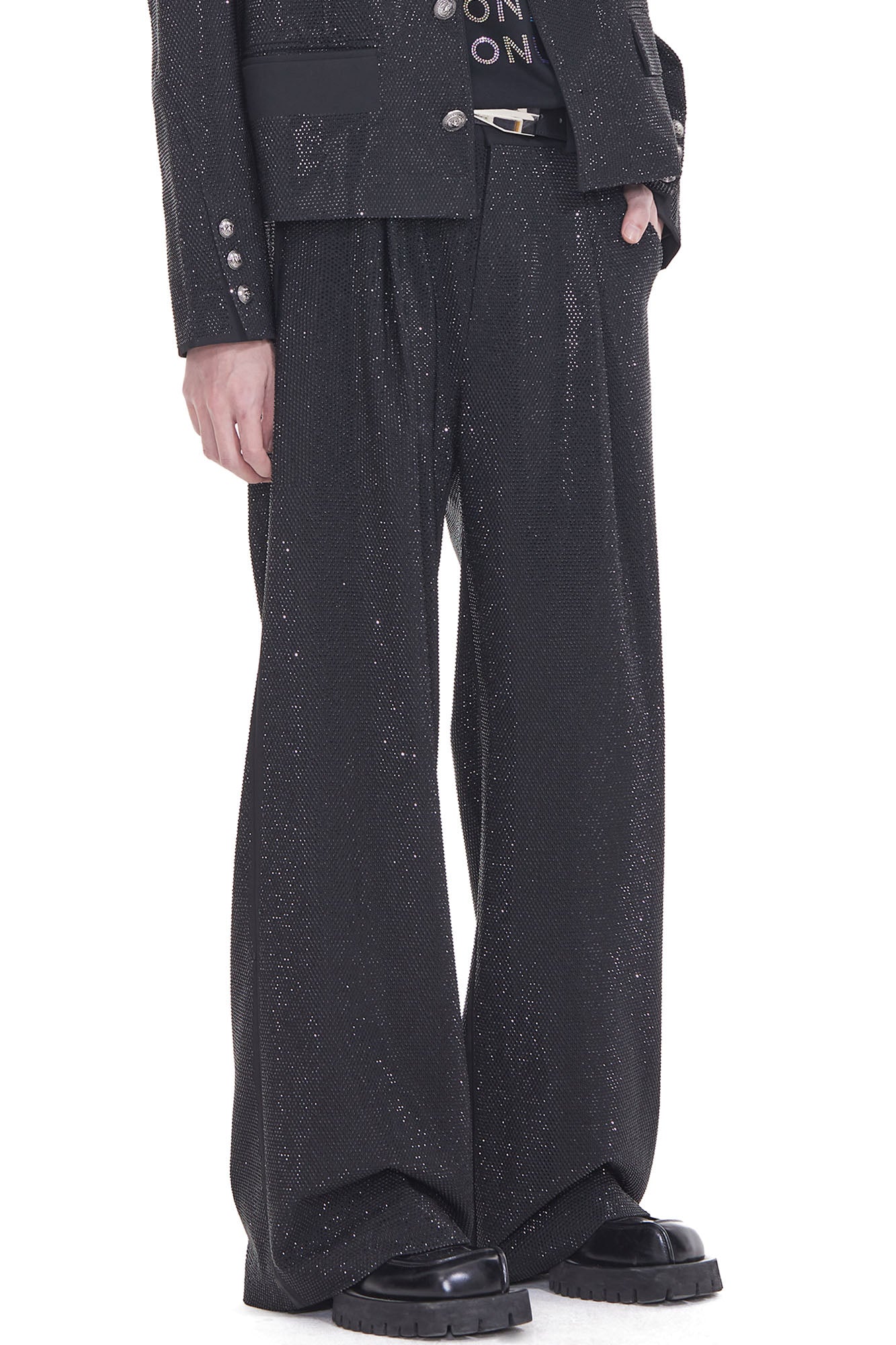 FACEONLAB Diamond Straight-Leg Pants