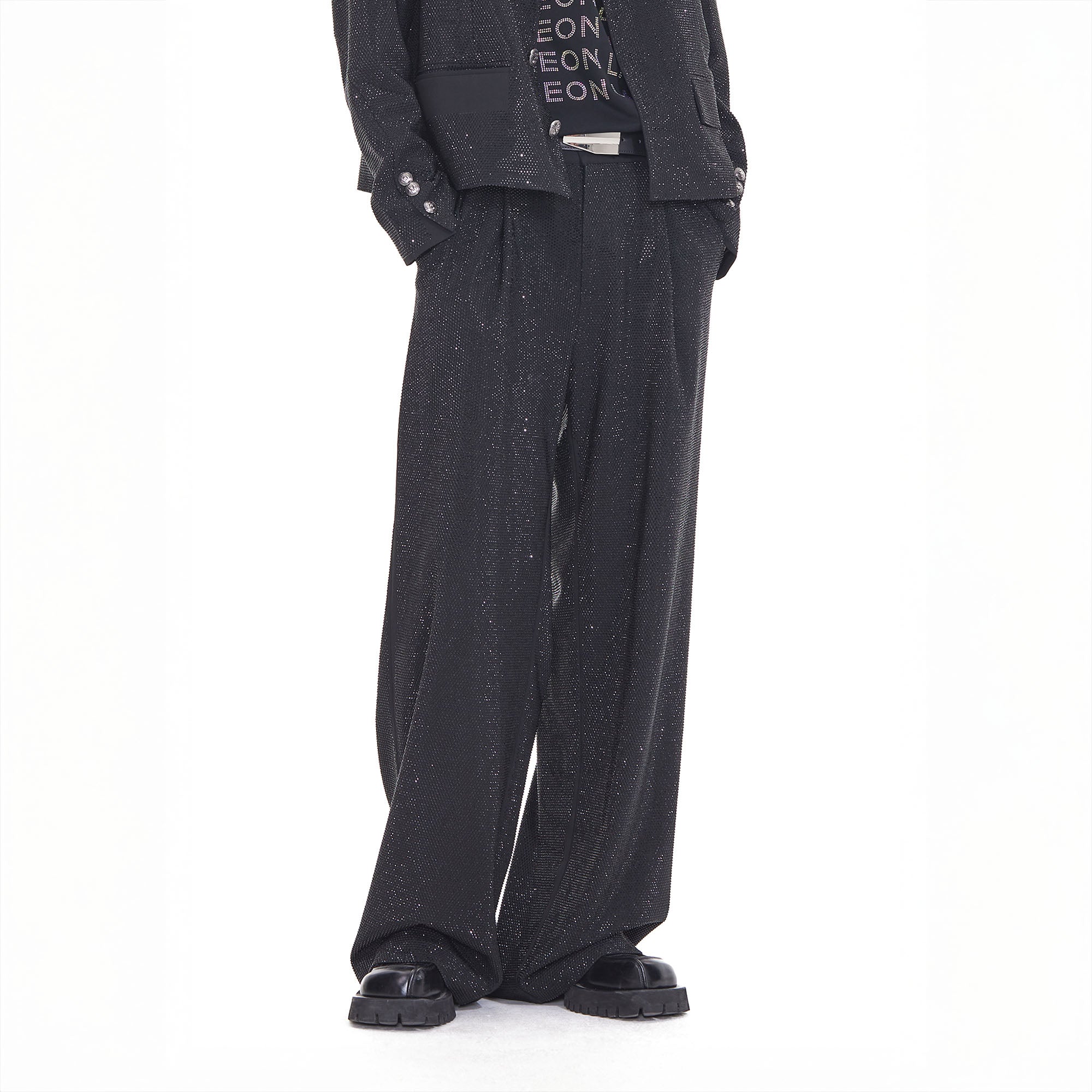 FACEONLAB Diamond Straight-Leg Pants