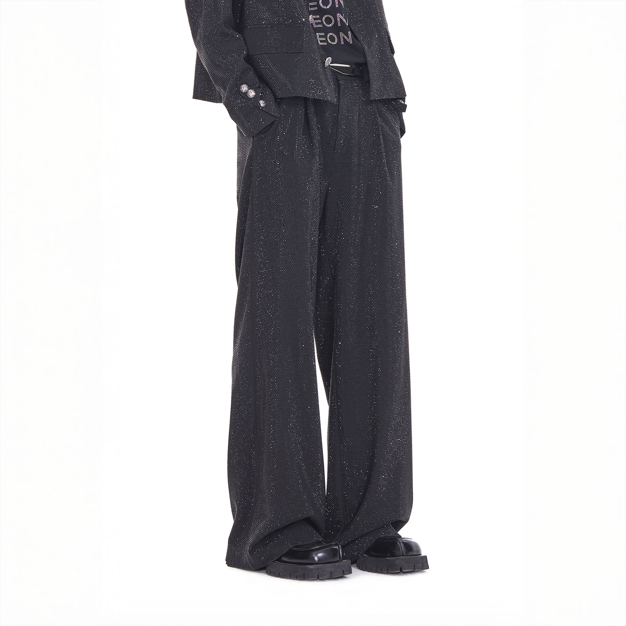 FACEONLAB Diamond Straight-Leg Pants