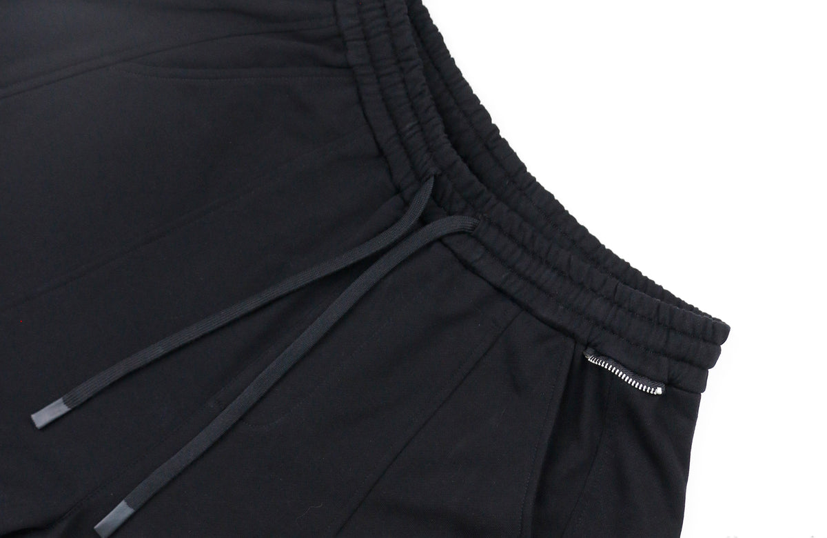 RELABEL Deconstructed Pleated Wide-Leg Sweatpants