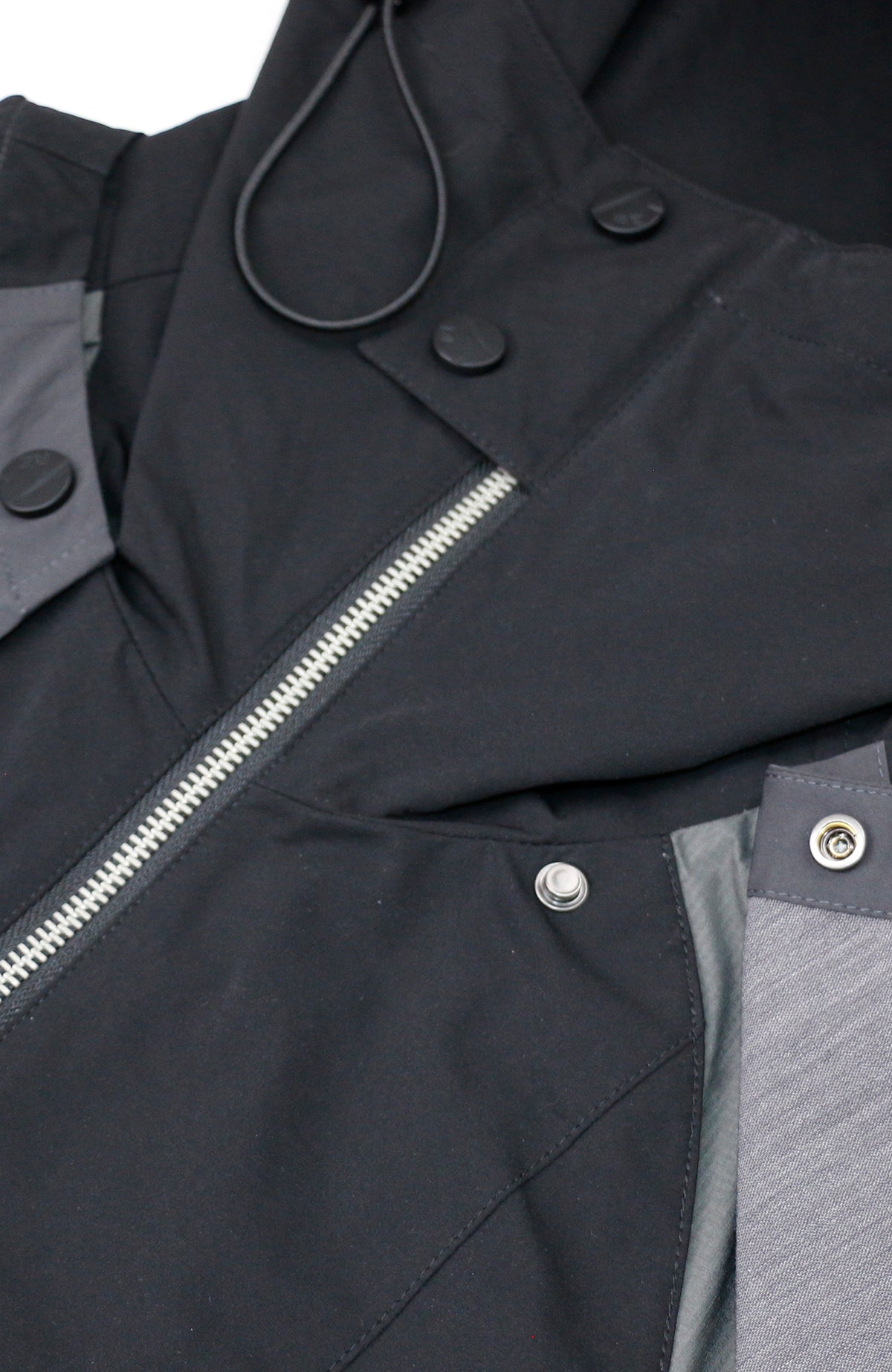 RELABEL Deconstructed Spliced Three-Way Outdoor Shell Jacket