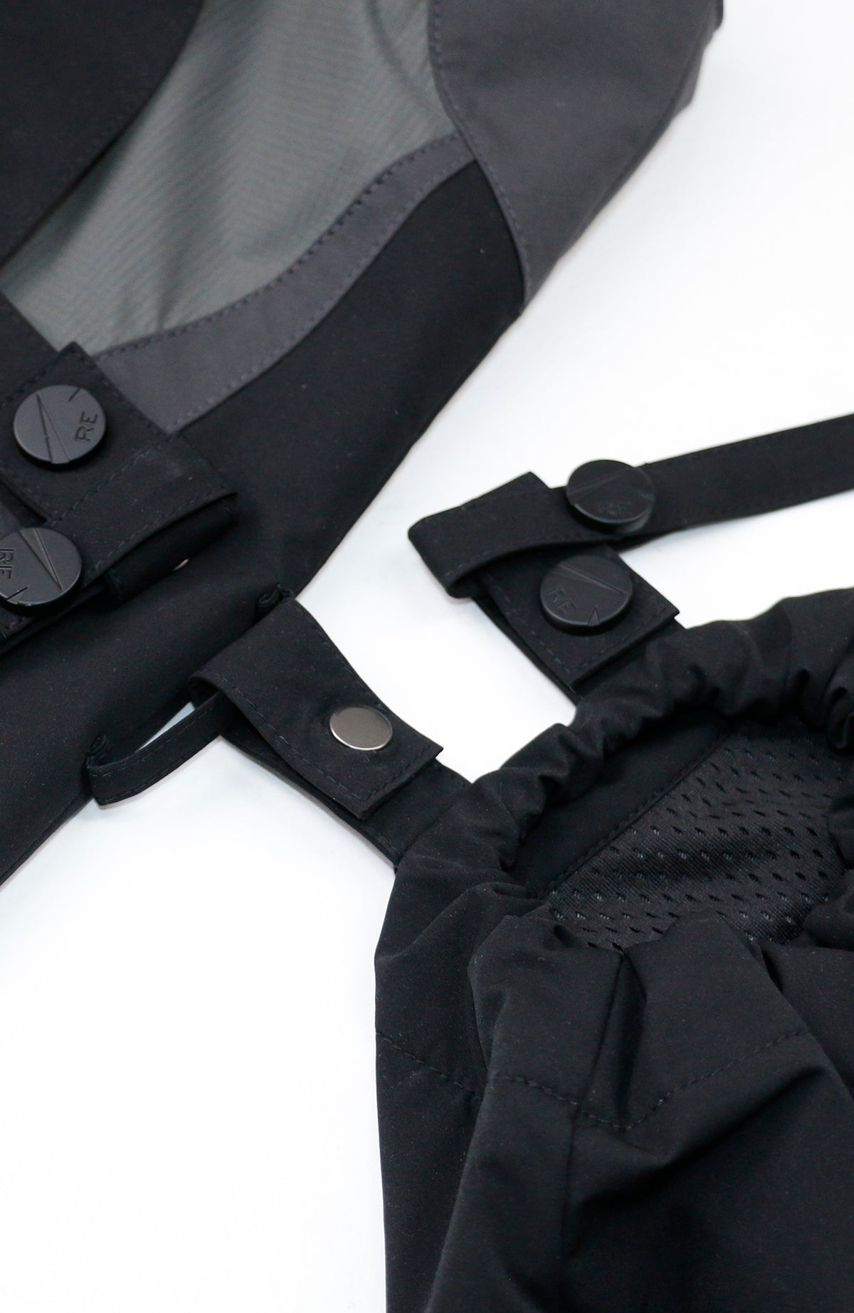 RELABEL Deconstructed Spliced Three-Way Outdoor Shell Jacket