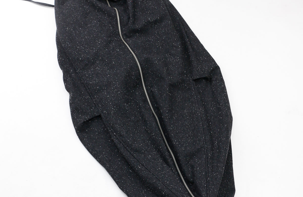 RELABEL Deconstructed Pleated Wool-Blend Trousers