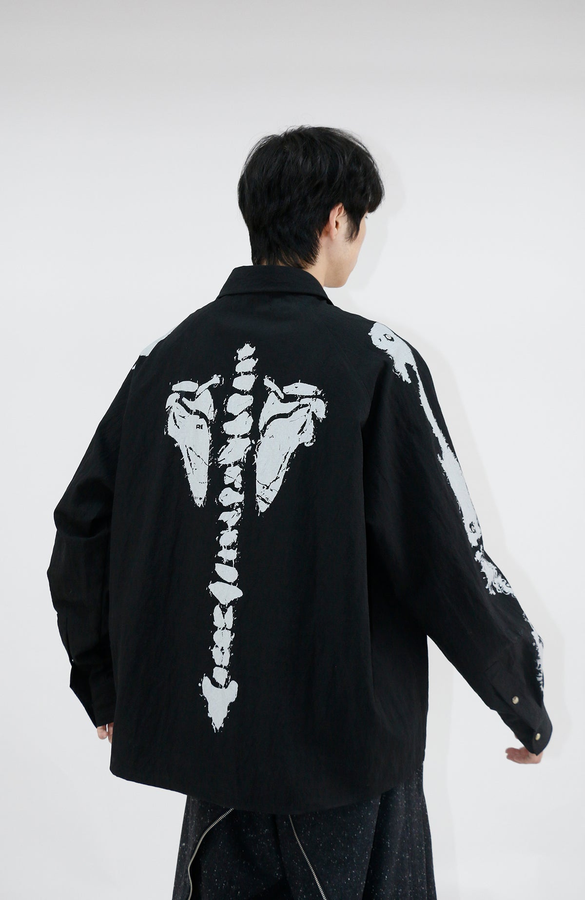 RELABEL Studded Oversized Long-Sleeve Shirt