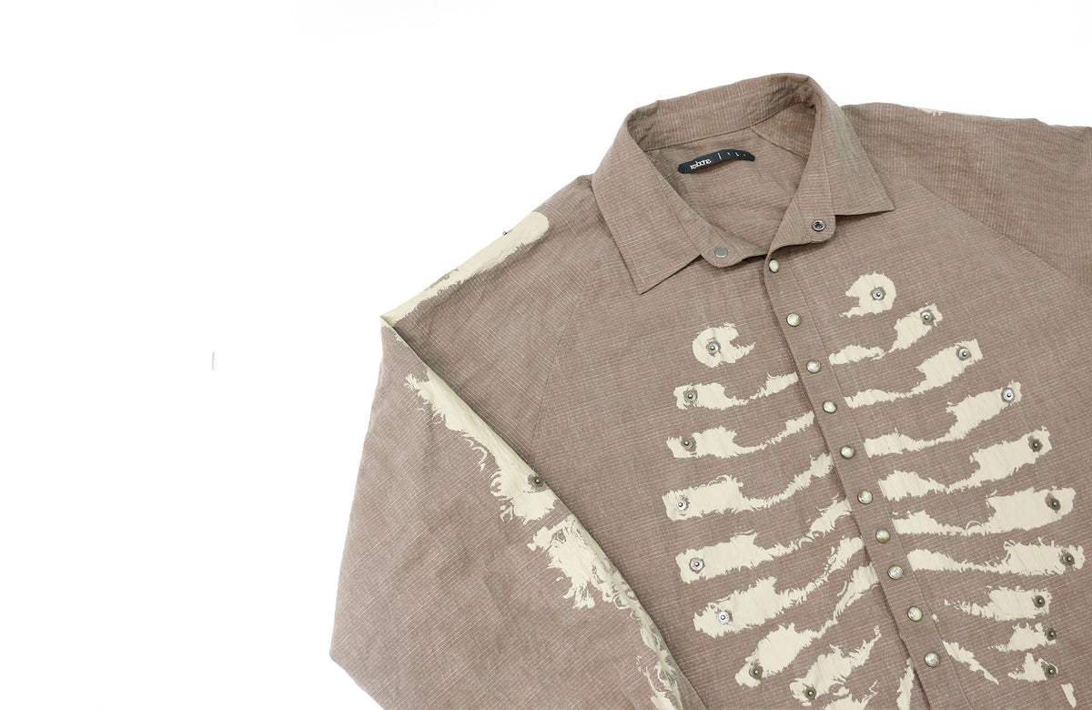 RELABEL Studded Oversized Long-Sleeve Shirt