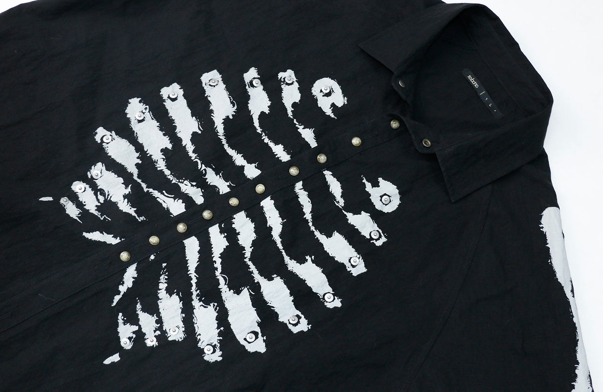RELABEL Studded Oversized Long-Sleeve Shirt