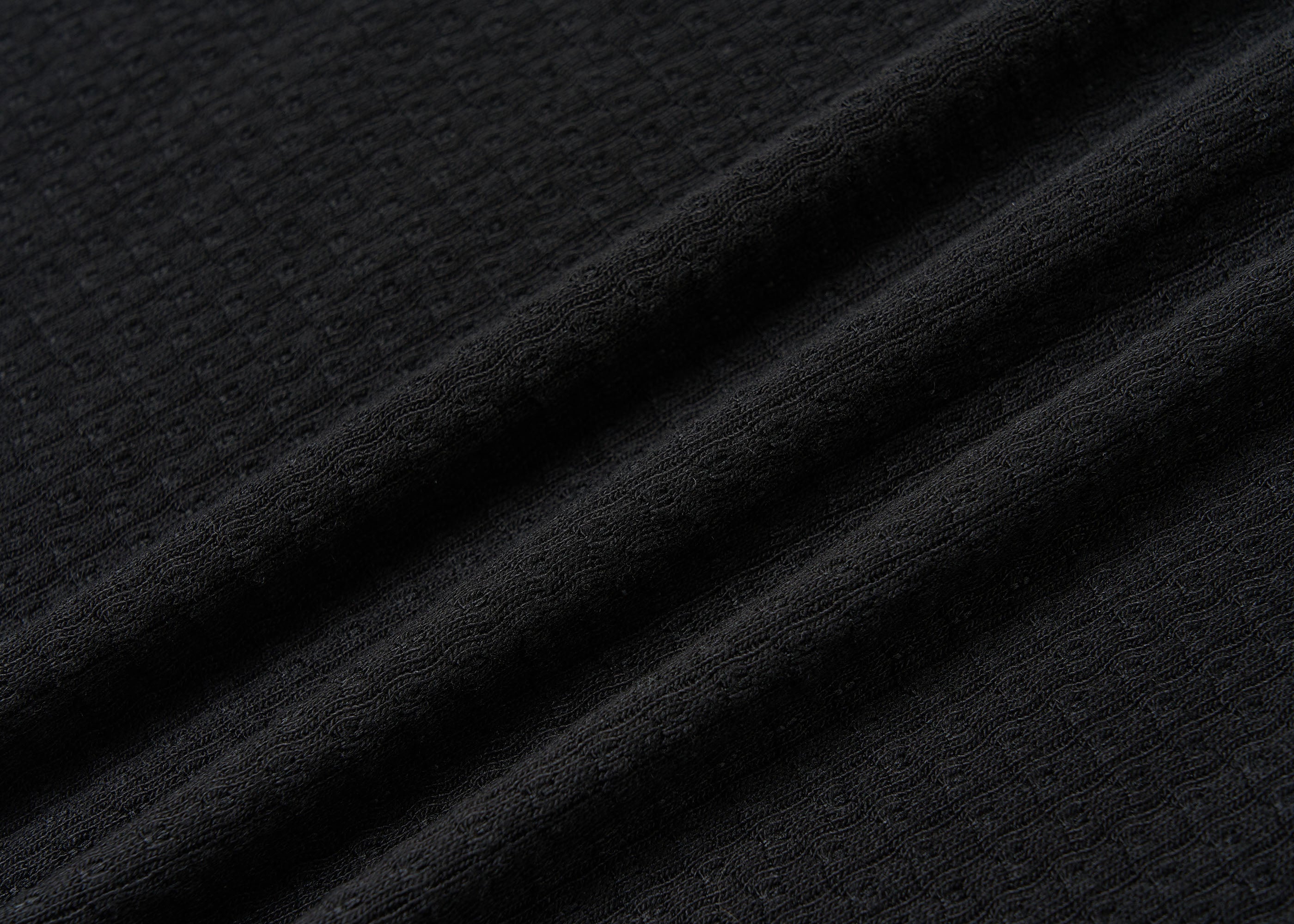 SAXGENWON Rivet V-Neck Embroidered Long-Sleeve Tee