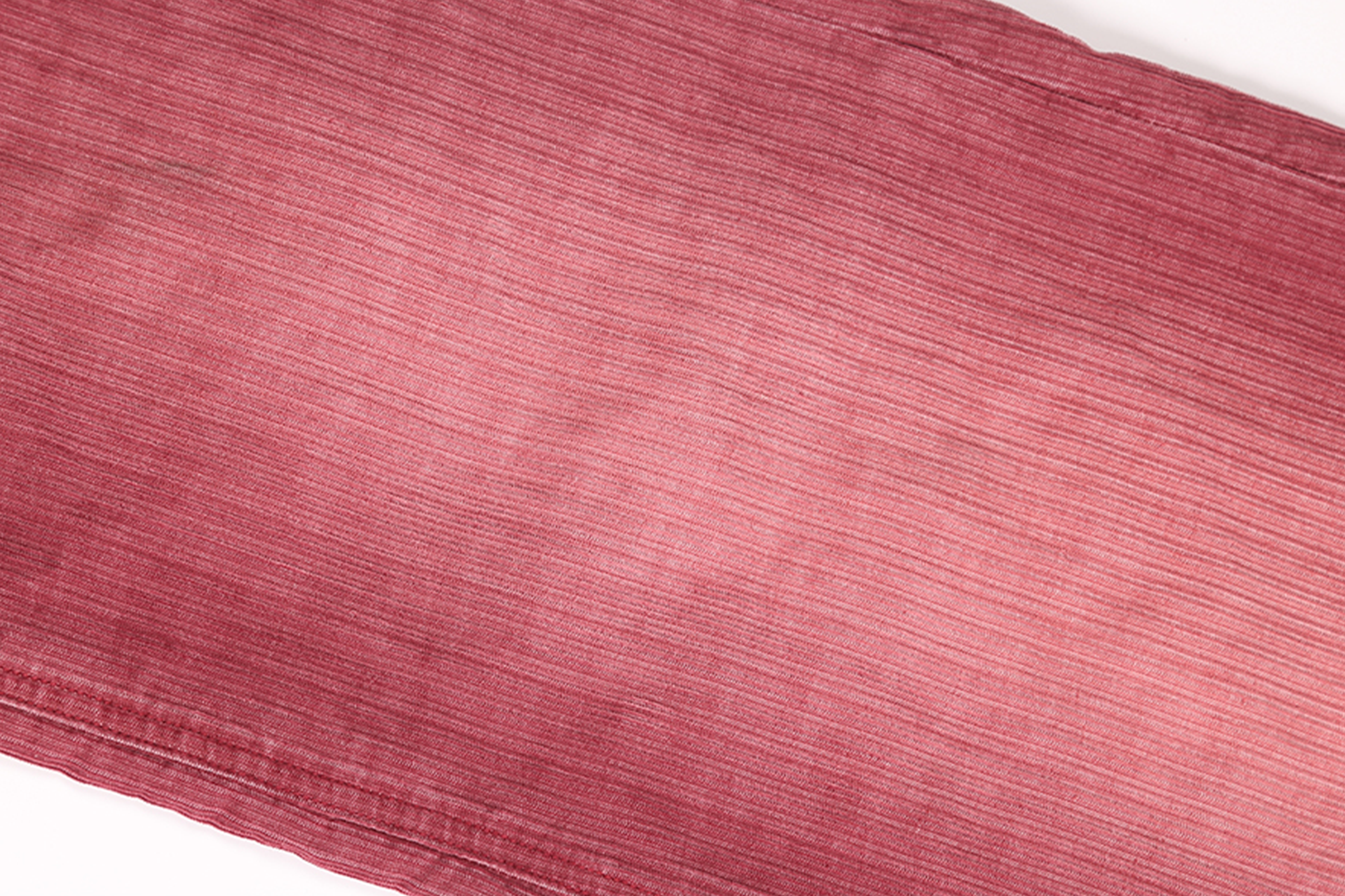 TRECLUB Washed Striped Straight-Leg Jeans