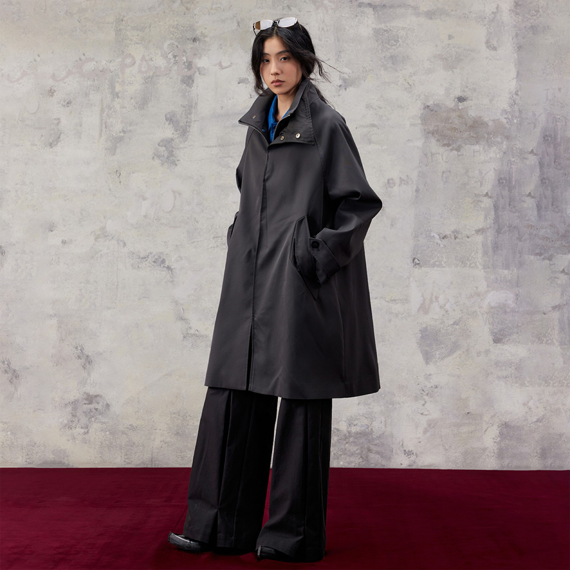 ALVNG AR ANTS Essential Waterproof Double-Pockets Coat