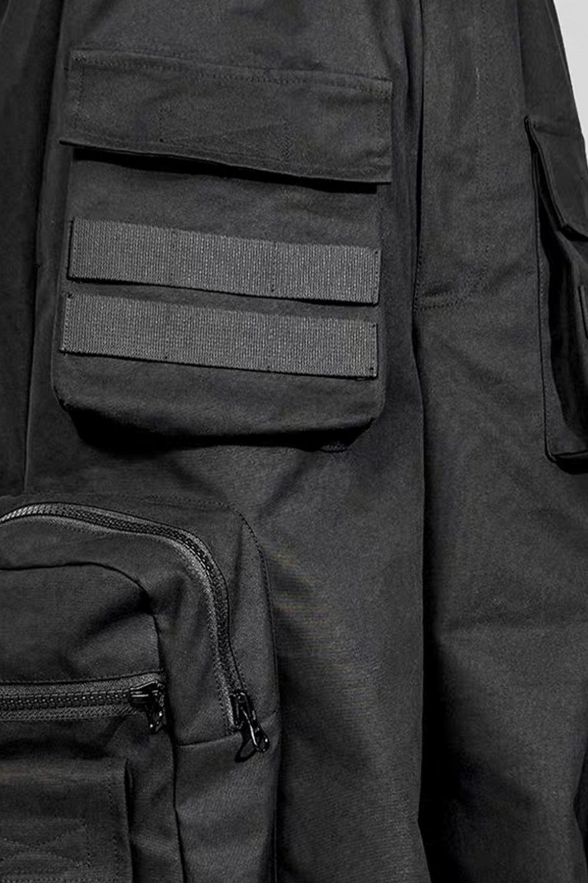 VANGUARDIA Multi-Pocket Flare Cargo Pants