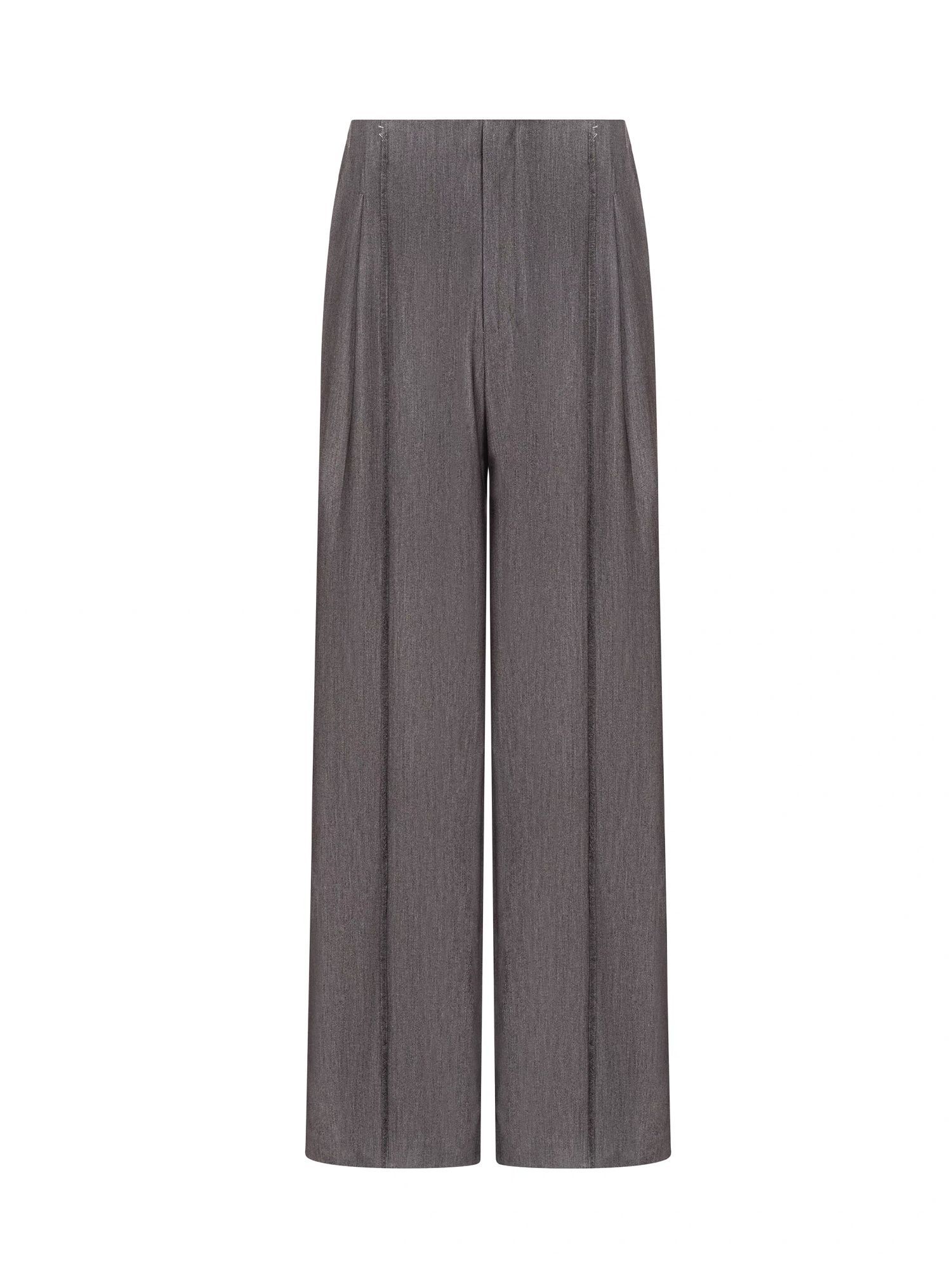 TIWILLTANG Classic Raw Edge Straight-Leg Trousers