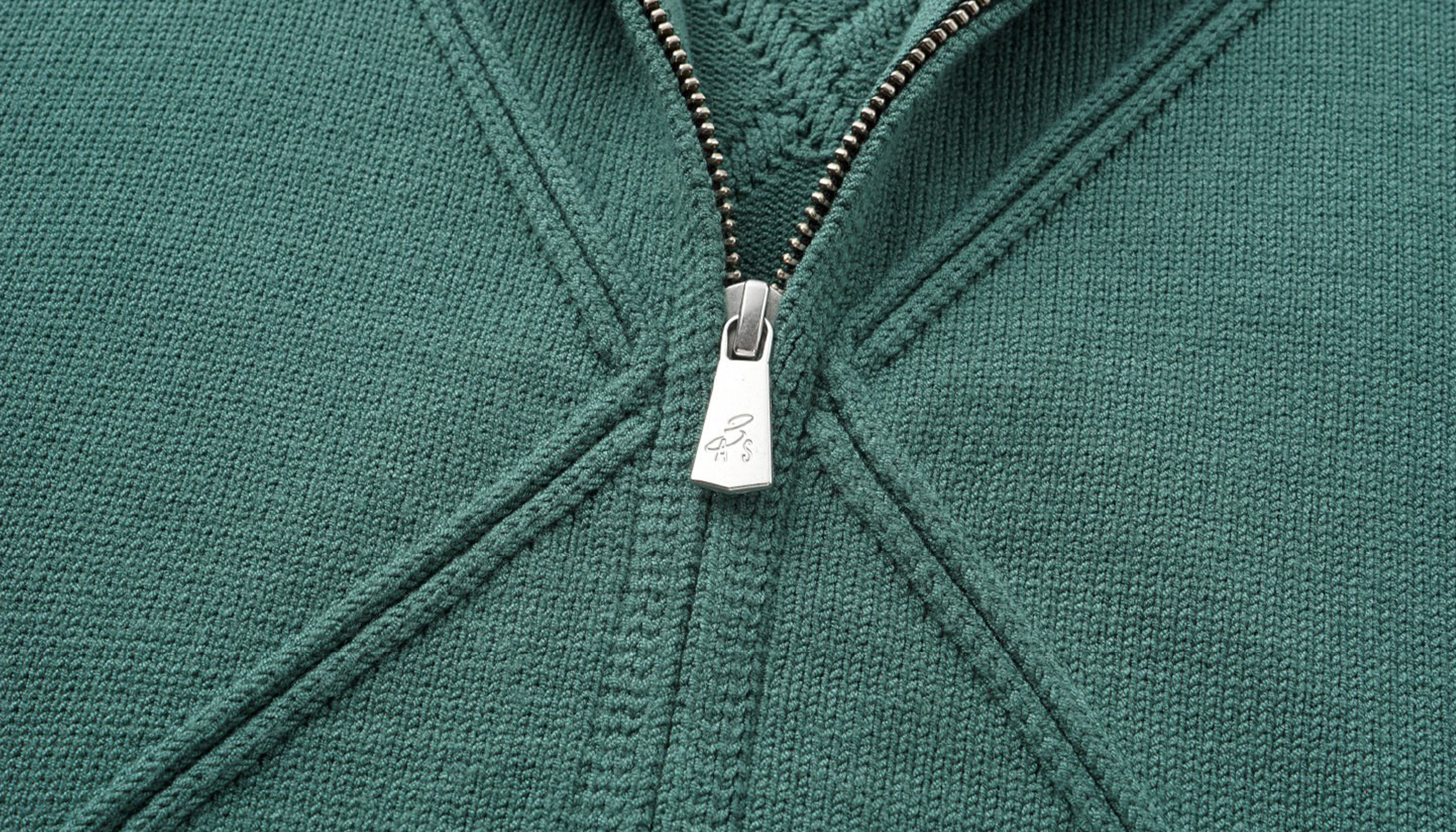 ALVNG AR ANTS Geometric Stitch Zip-Up Sweater, premium urban and streetwear designers apparel on PROJECTISR.com, ALVNG AR ANTS