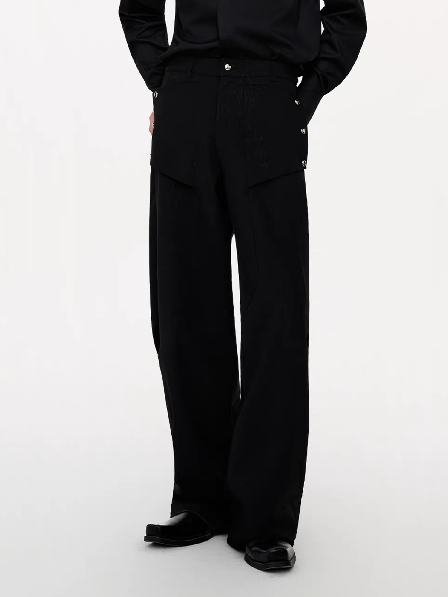 TIWILLTANG Detachable Pocket Flap Trousers