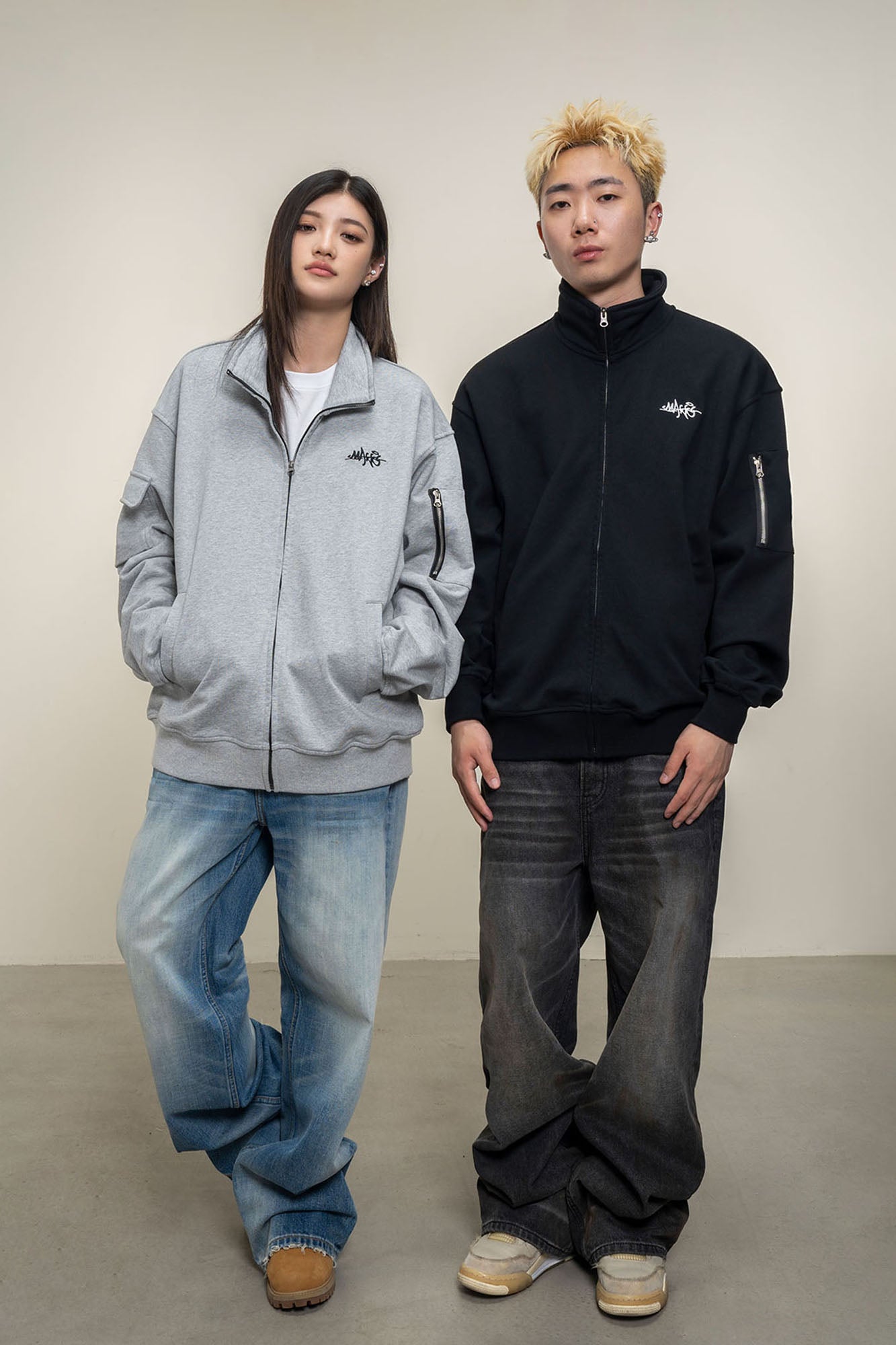 MAKEMORE Utility Zip Pocket Track Jacket, premium urban and streetwear designers apparel on PROJECTISR.com, MAKEMORE