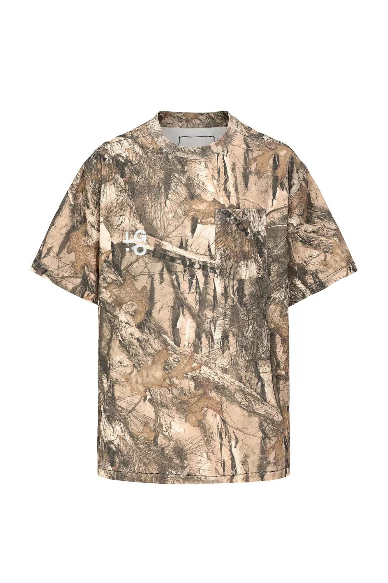 LIFEGOESON Forest Camo Pocket T-Shirt