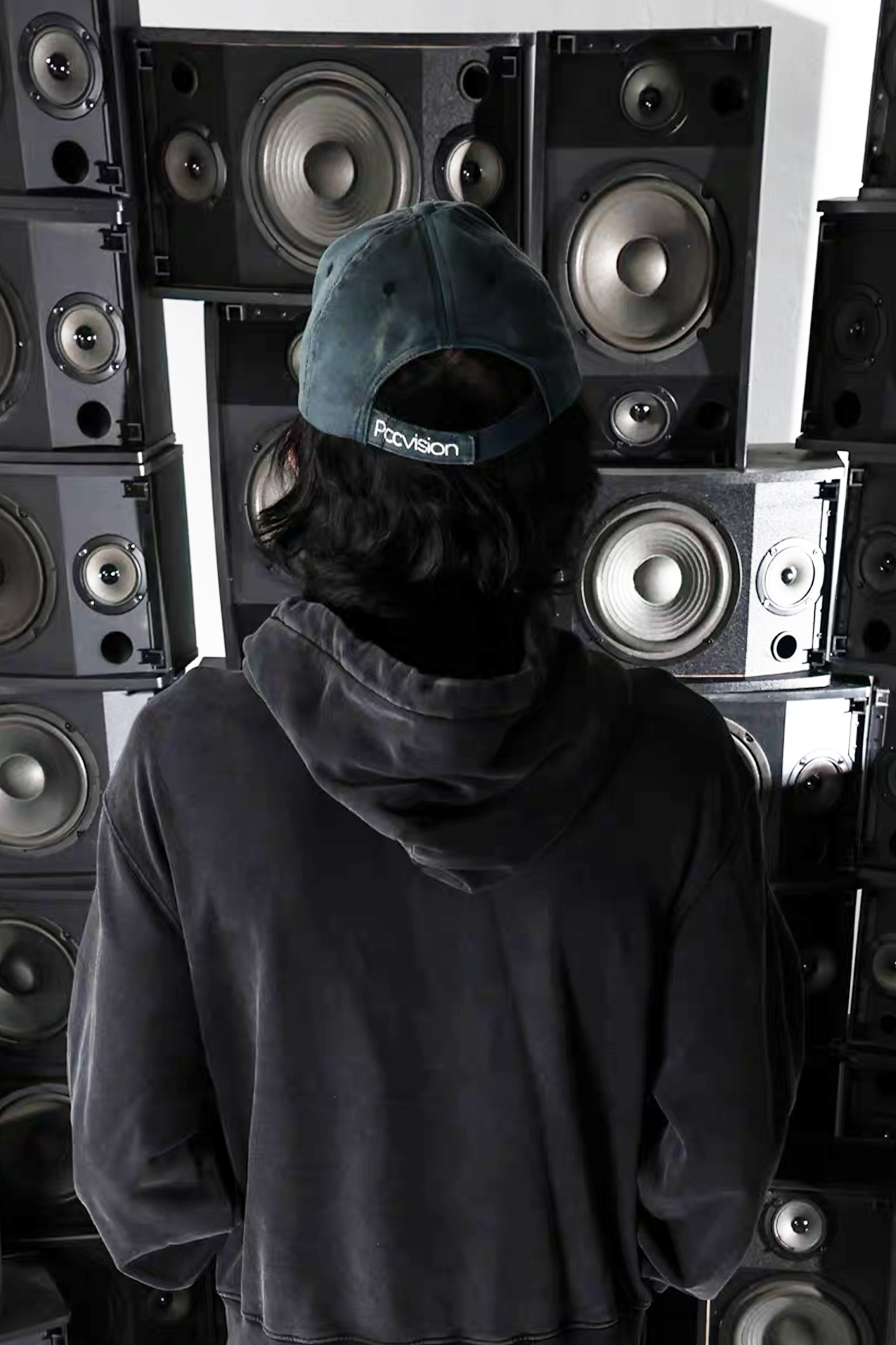 PCCVISION Washed Distressed Embroidered Cap