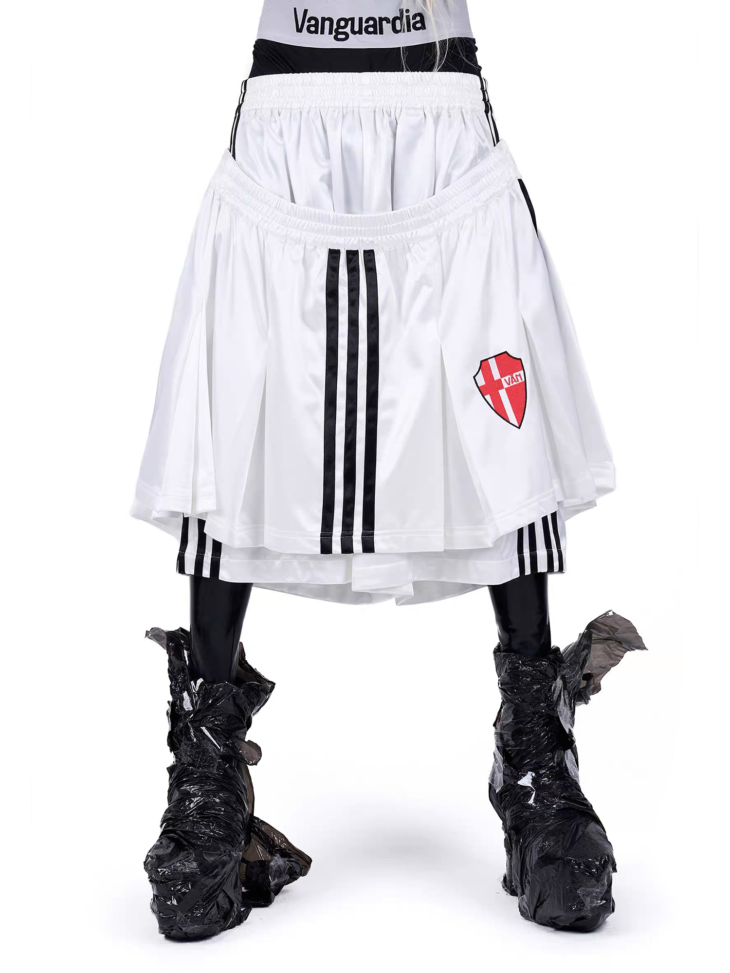 VANGUARDIA Deconstructed Layered Sagging Culottes