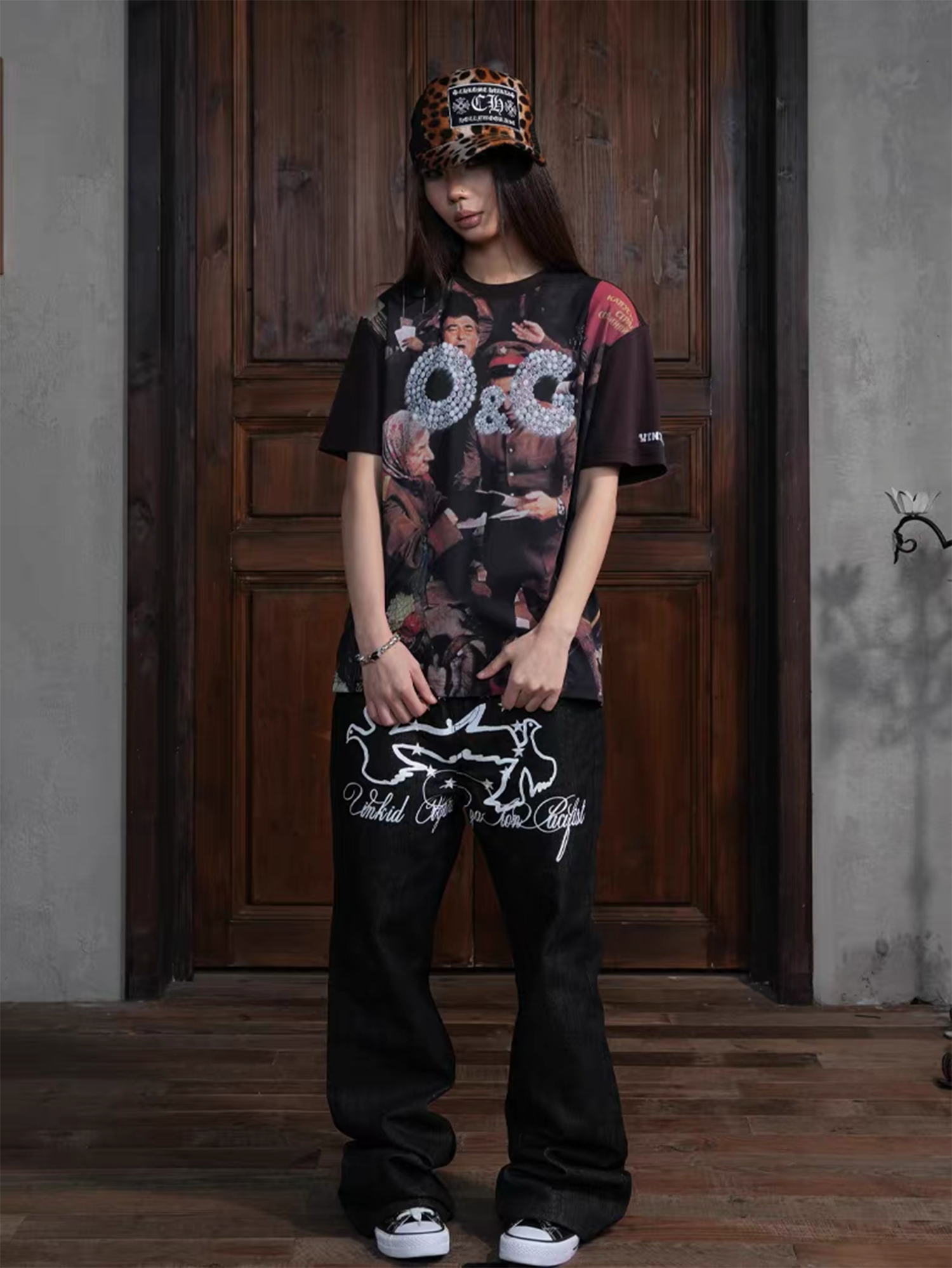 VINKID Diamond War Graphic T-Shirt