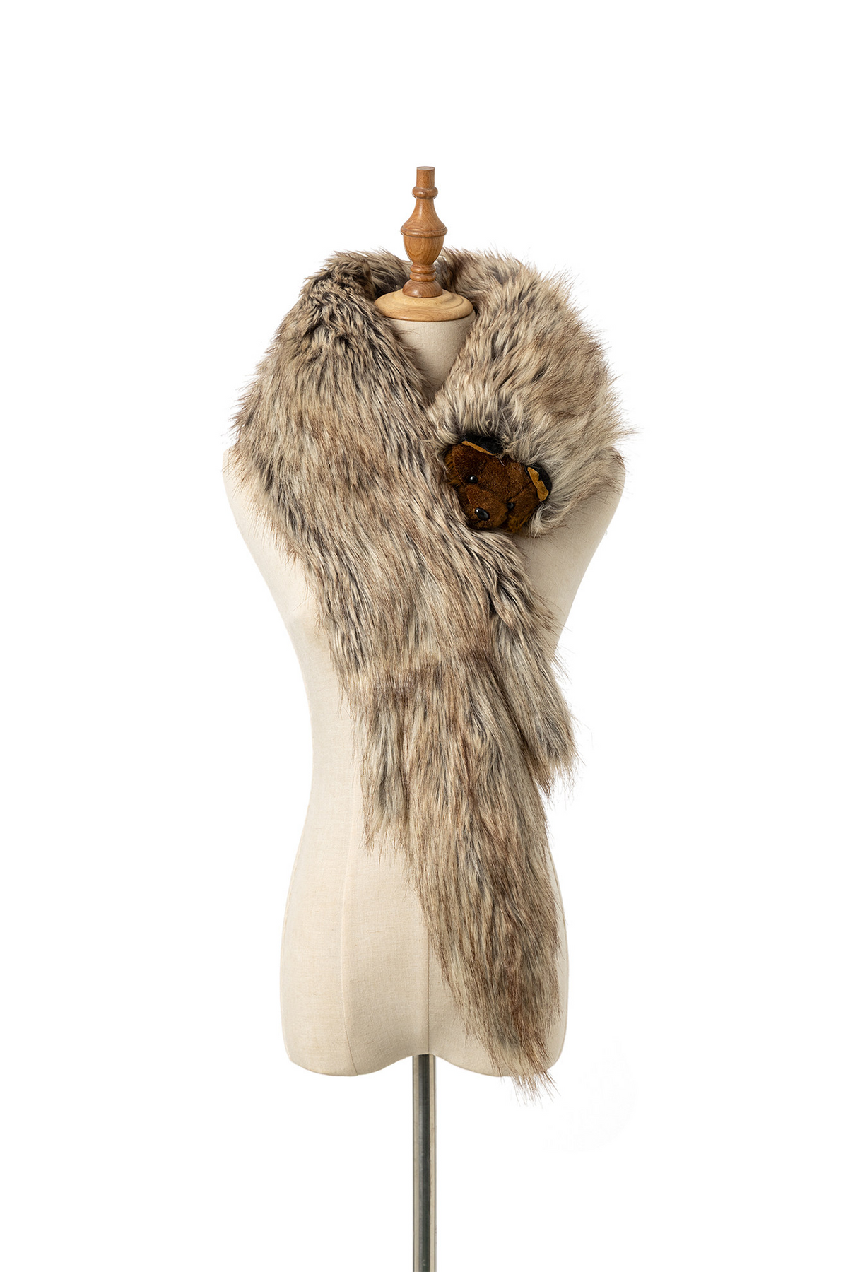 URBAN+FOREST Animal Doll Faux Fur Stole, premium urban and streetwear designers apparel on PROJECTISR.com, URBAN+FOREST