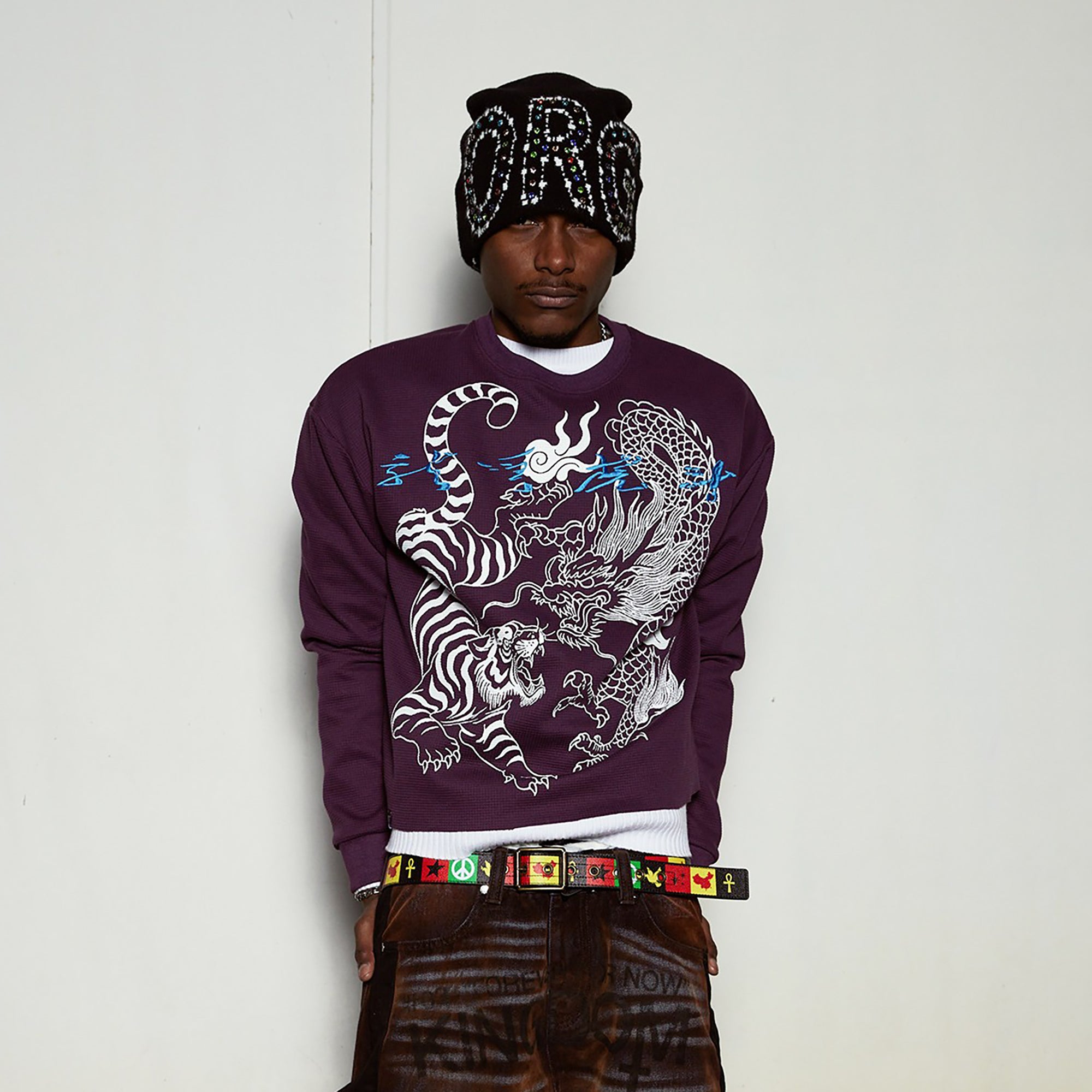 VINKID Graphic Waffle Long Sleeve