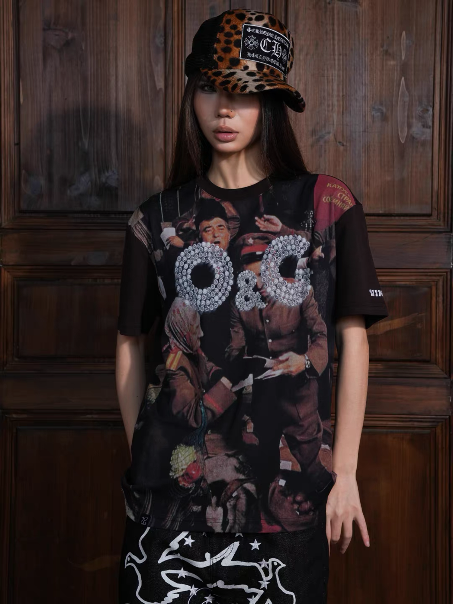 VINKID Diamond War Graphic T-Shirt