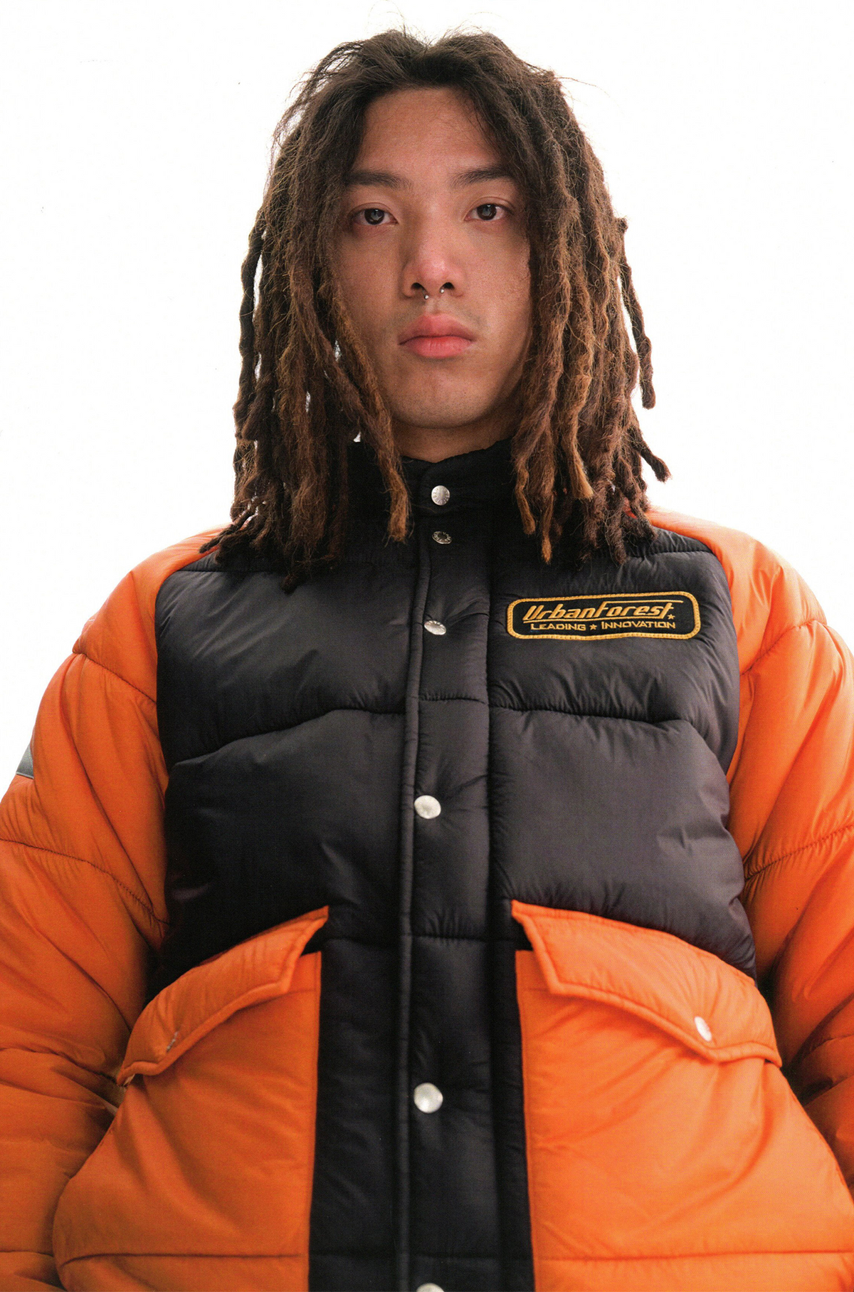 URBAN+FOREST Utility Puffer Jacket, premium urban and streetwear designers apparel on PROJECTISR.com, URBAN+FOREST