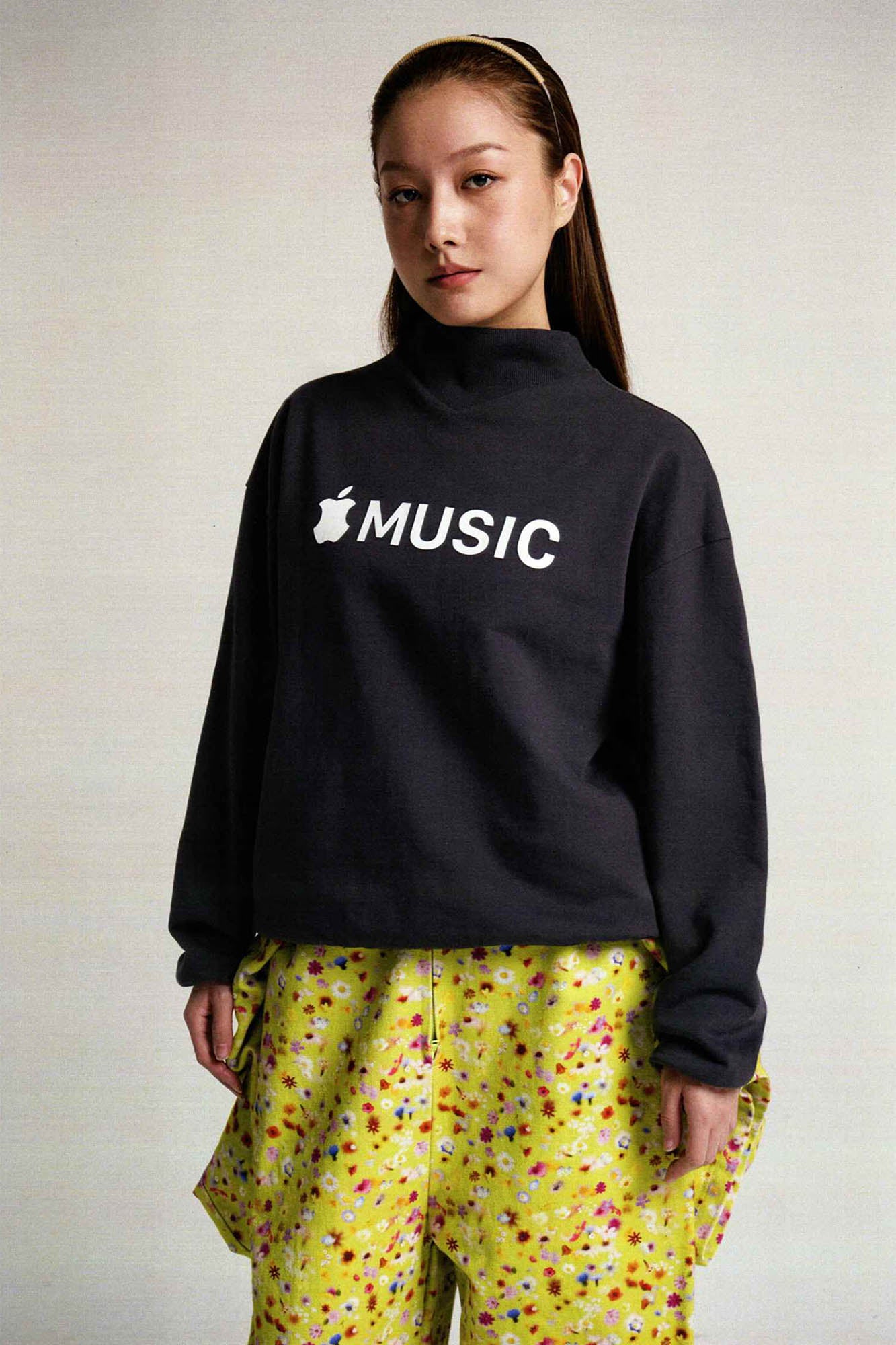 URBAN+FOREST Music Store Mock Neck Sweatshirt