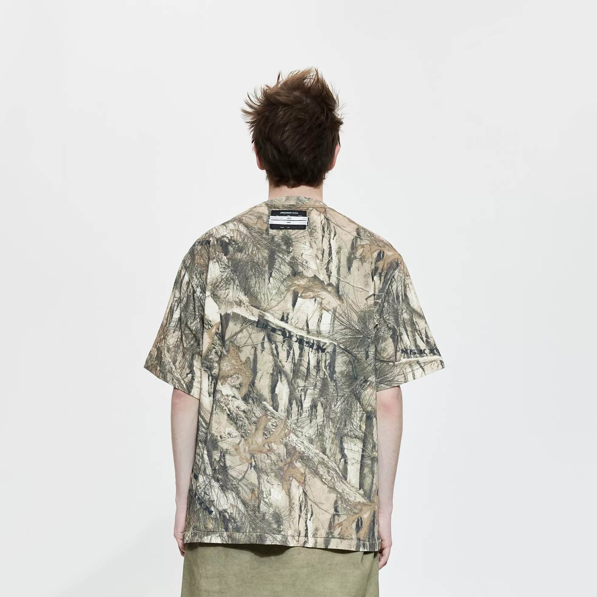 LIFEGOESON Forest Camo Pocket T-Shirt