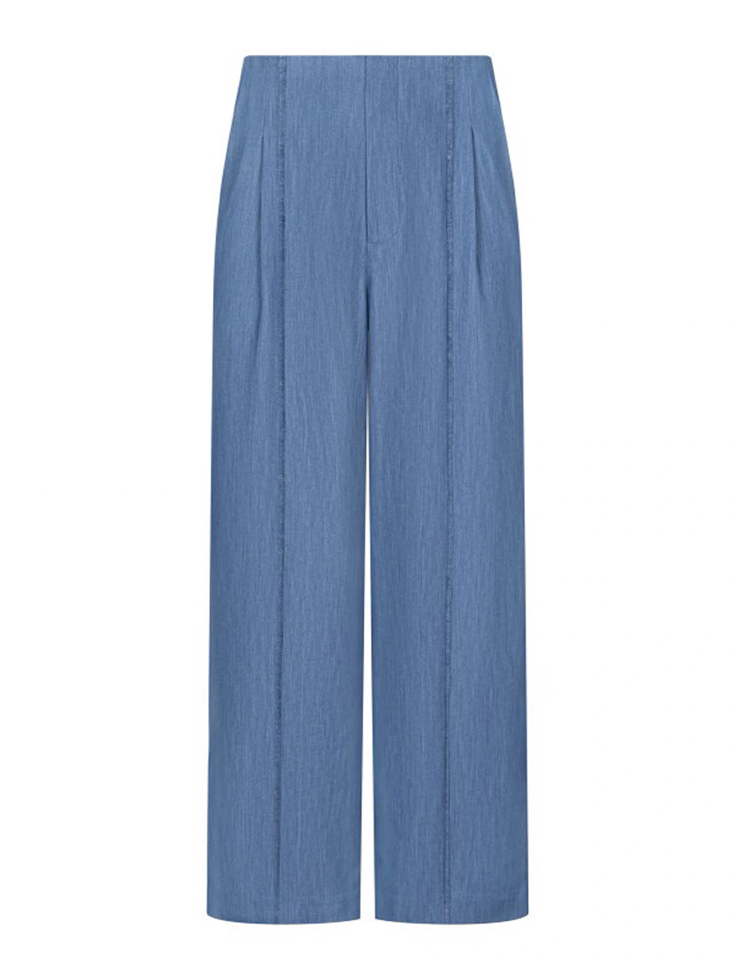 TIWILLTANG Classic Raw Edge Straight-Leg Trousers