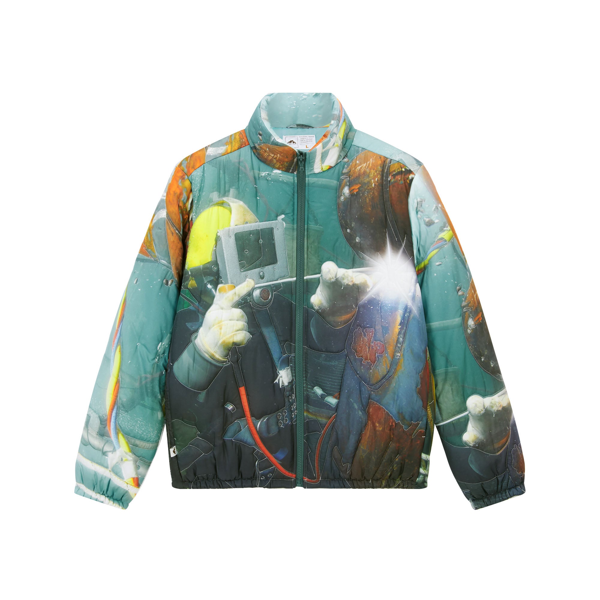URBAN+FOREST Full-Print Quilted Puffer Jacket
