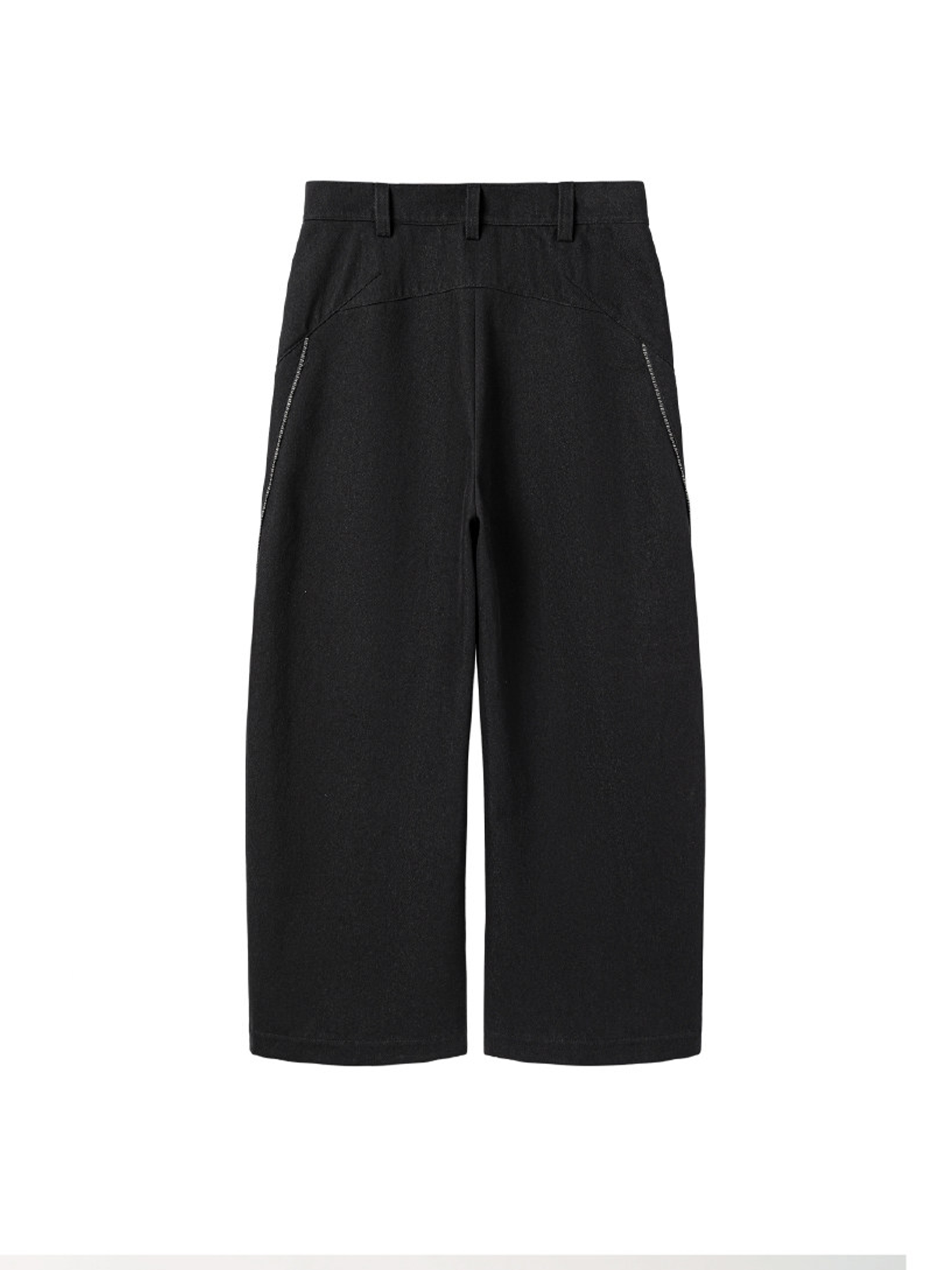 ALVNG AR ANTS Zip-Seam Wide-Leg Denim Trousers, premium urban and streetwear designers apparel on PROJECTISR.com, ALVNG AR ANTS