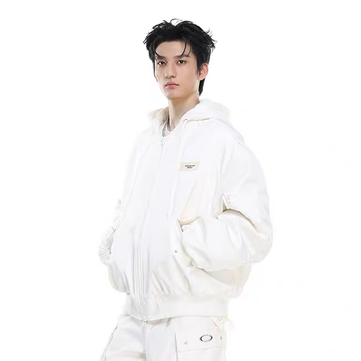ARDENCODE Utility Oversized Bomber Jacket, premium urban and streetwear designers apparel on PROJECTISR.com, ARDENCODE