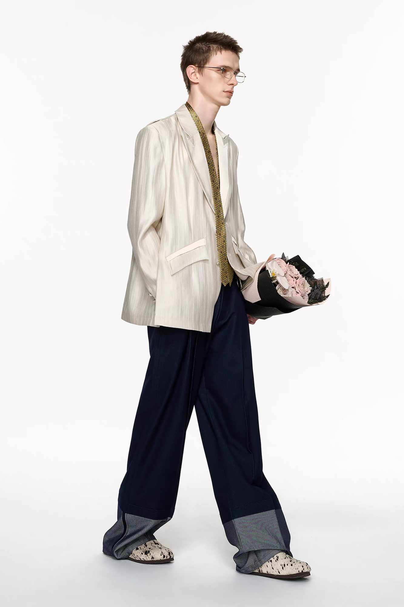 TIWILLTANG Classic Notch Lapel Blazer