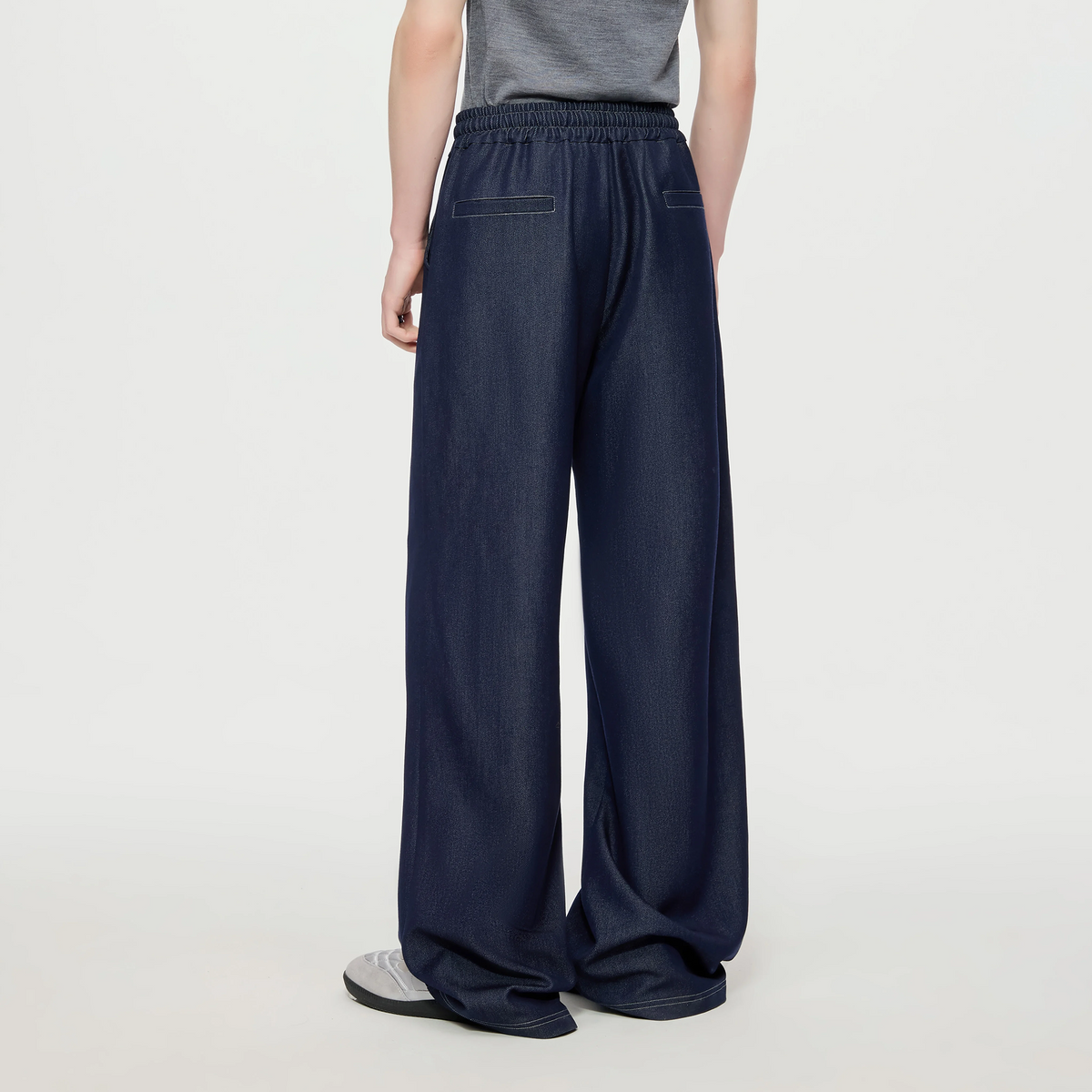 TIWILLTANG Drawstring Denim Jogger Pants