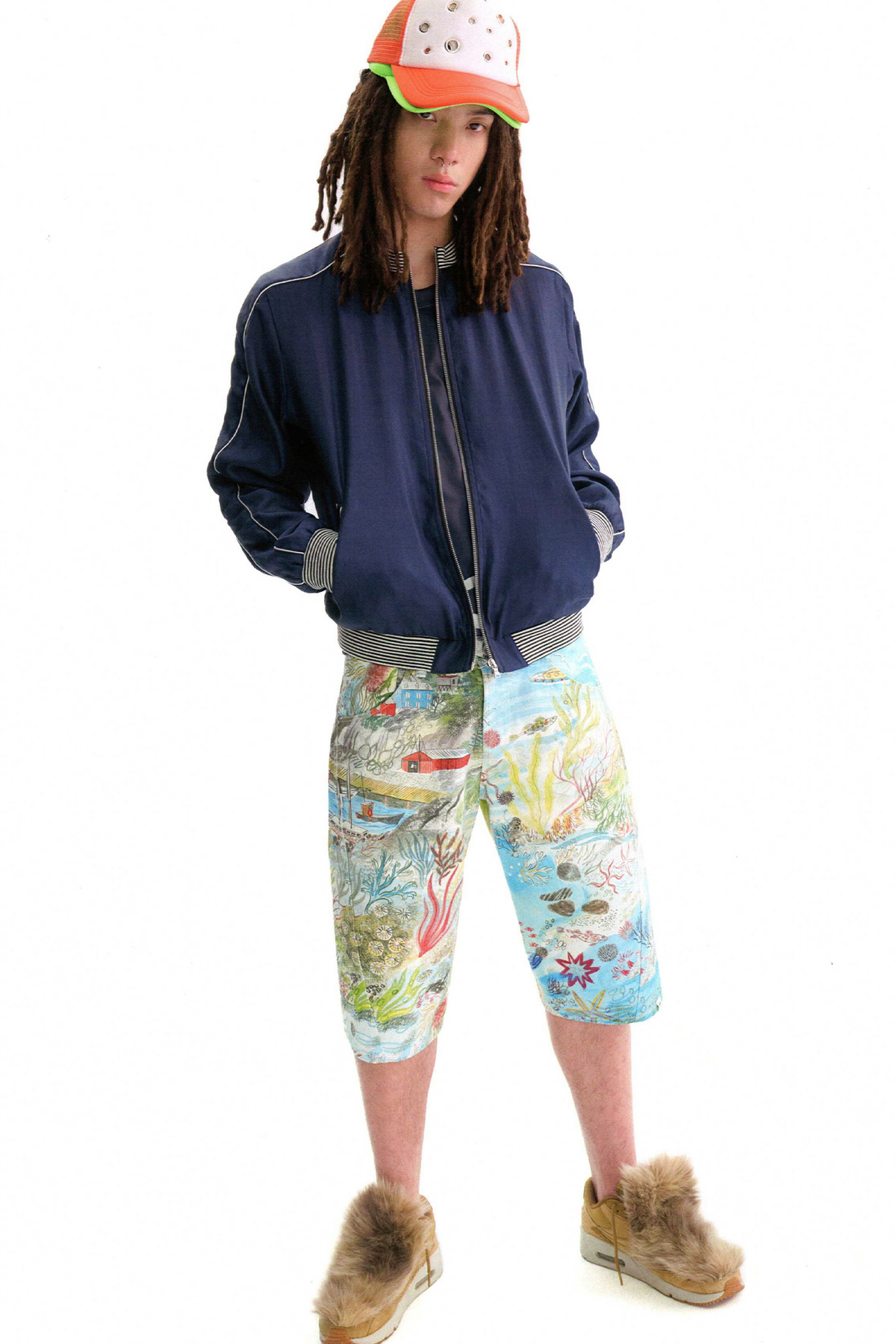 URBAN+FOREST Satin Souvenir Baseball Jacket, premium urban and streetwear designers apparel on PROJECTISR.com, URBAN+FOREST