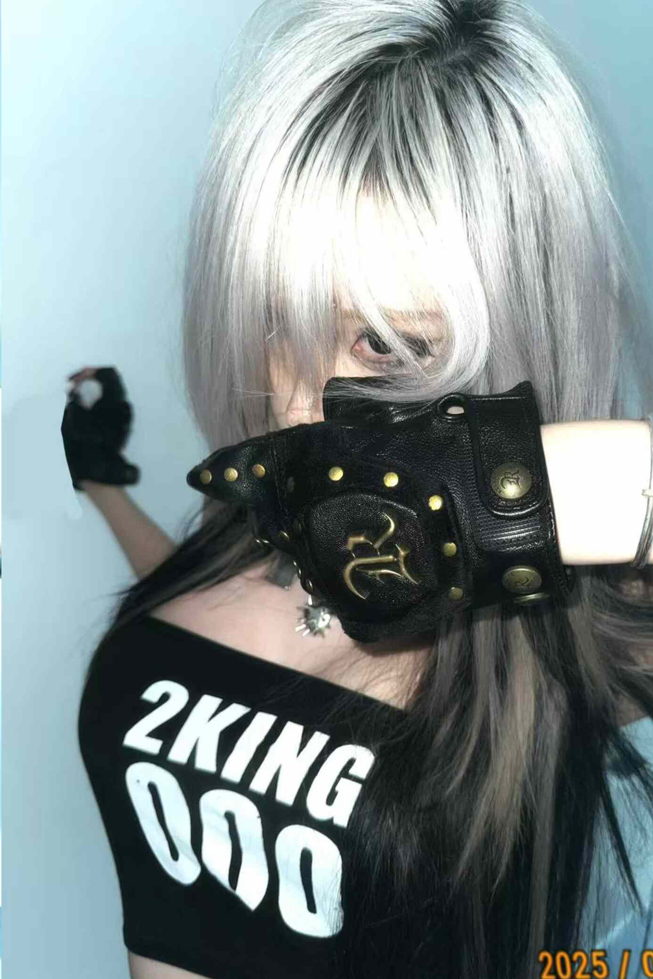 REGEN ZONE Studded Lambskin Boxing Gloves