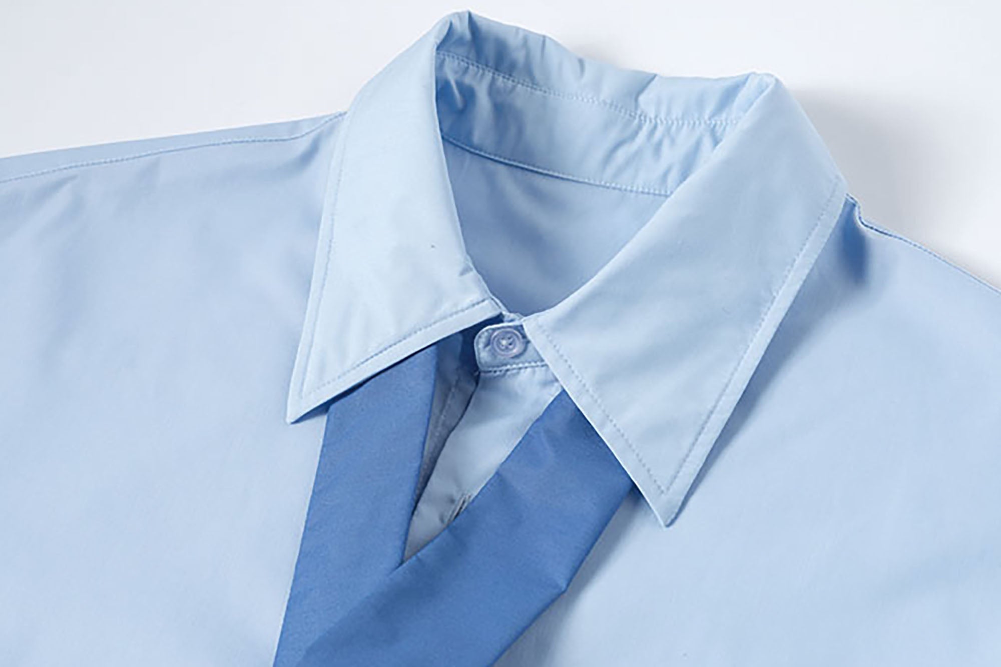 TUIMU Cross Tie Detachable Sleeve Shirt, premium urban and streetwear designers apparel on PROJECTISR.com, TUIMU