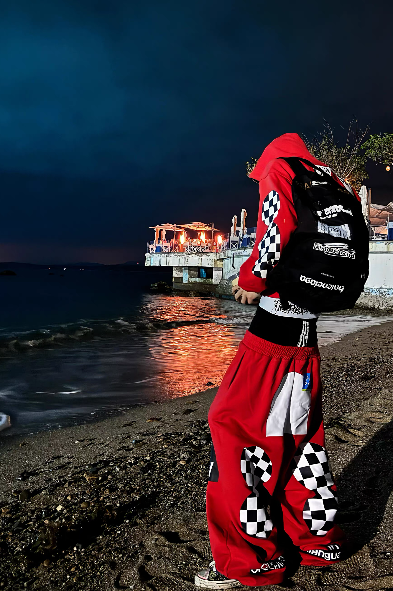 VANGUARDIA Racing Graphic Oversized Hoodie